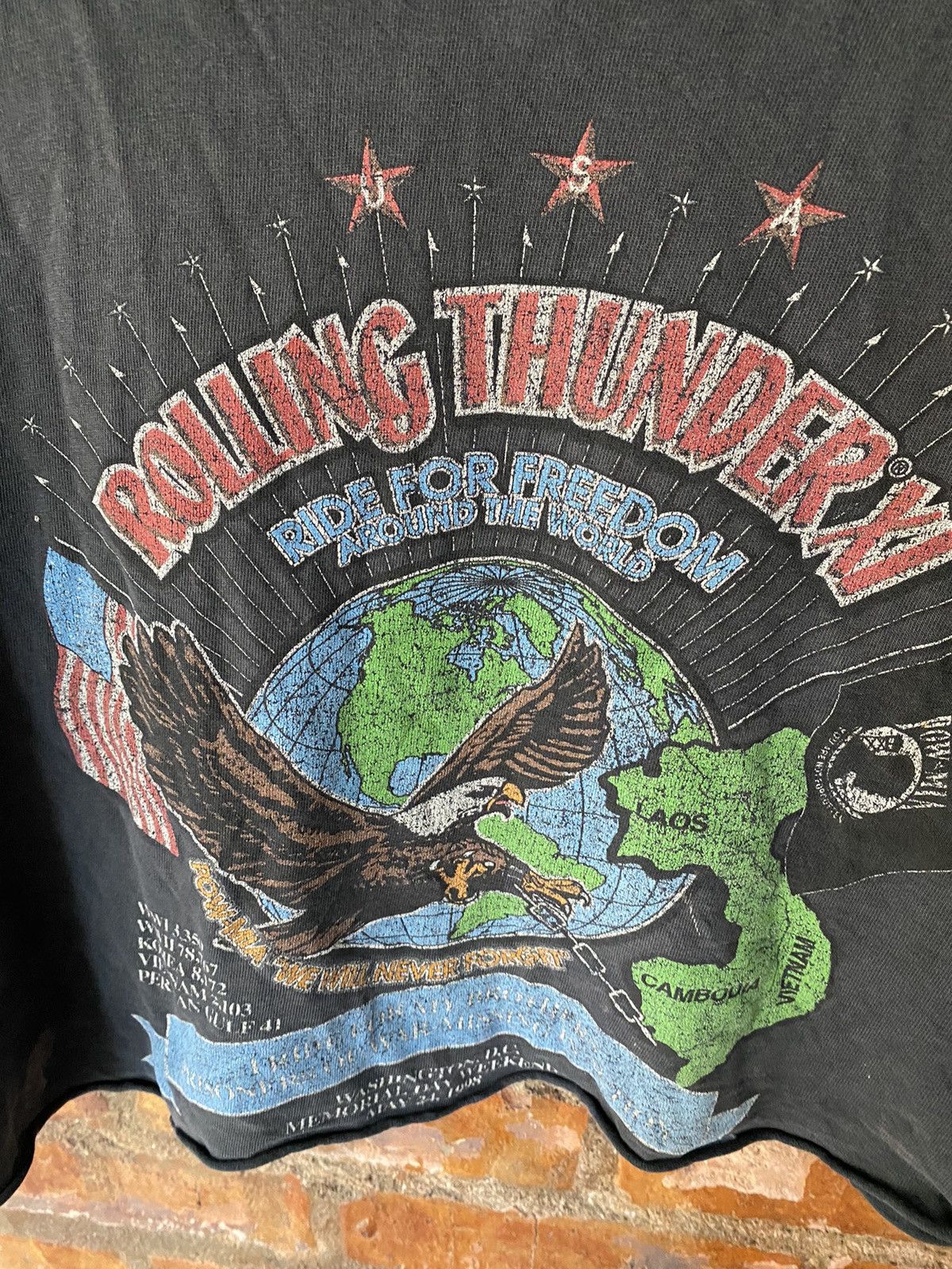 Harley Davidson Rare🔥🔥🔥 1998 Harvey Rolling Thunder Washington Size US XL / EU 56 / 4 - 4 Thumbnail