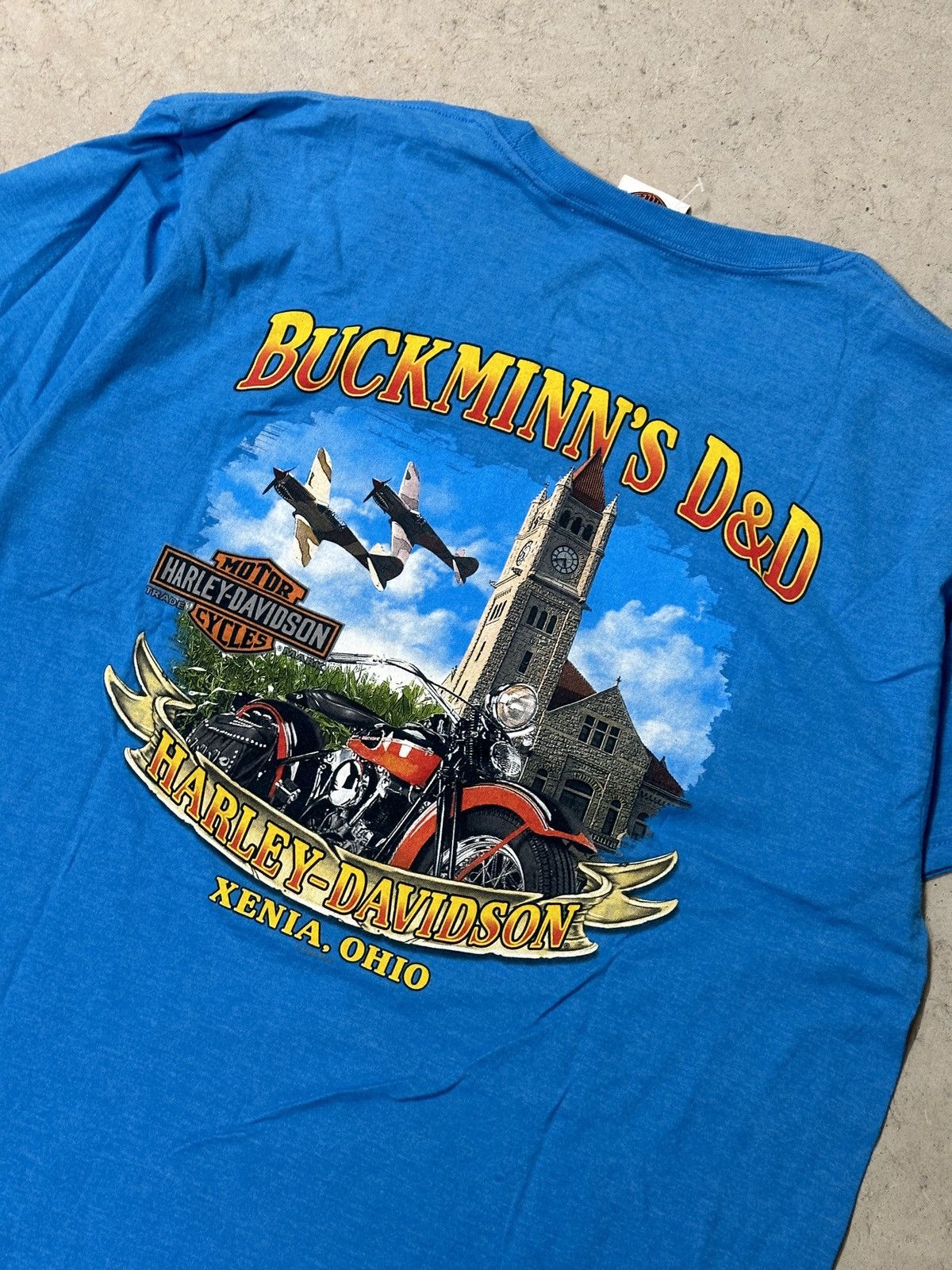 Harley Davidson × Vintage Vintage Harley Davidson T-Shirt Size US L / EU 52-54 / 3 - 5 Thumbnail