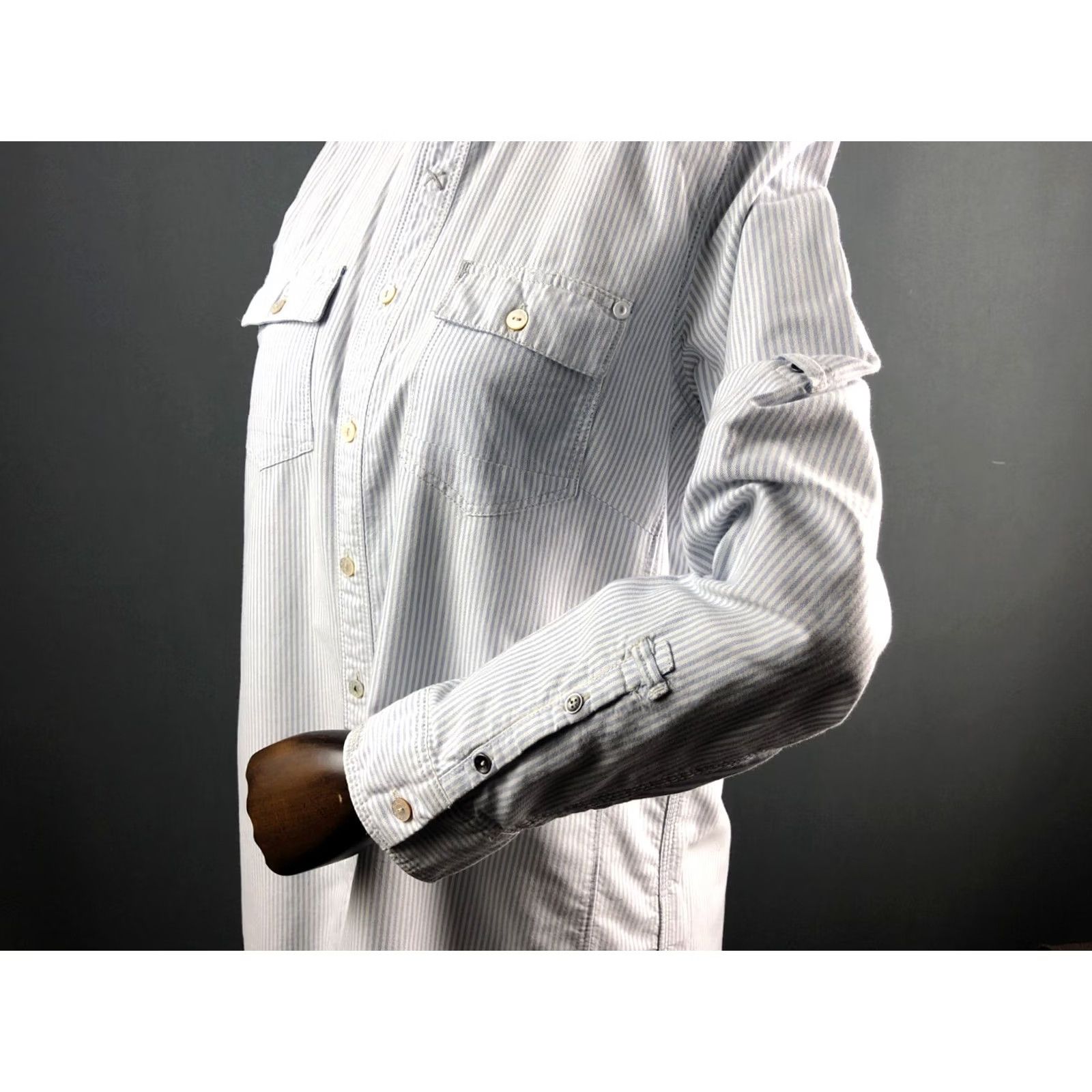 G-Star G-Star Shirt Women's M Striped White Gray Size M / US 6-8 / IT 42-44 - 7 Thumbnail