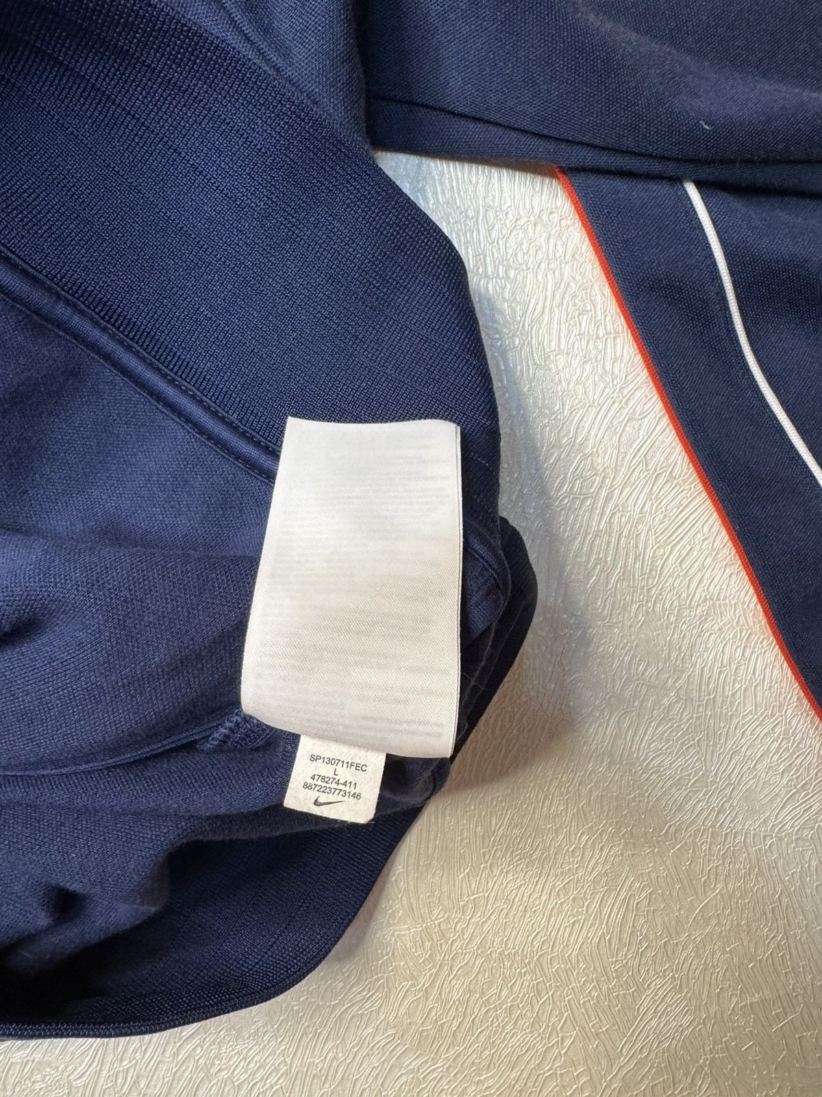 Designer × Nike Nike PSG 2013-2014 FOOTBALL ZIP-UP Size US L / EU 52-54 / 3 - 6 Thumbnail