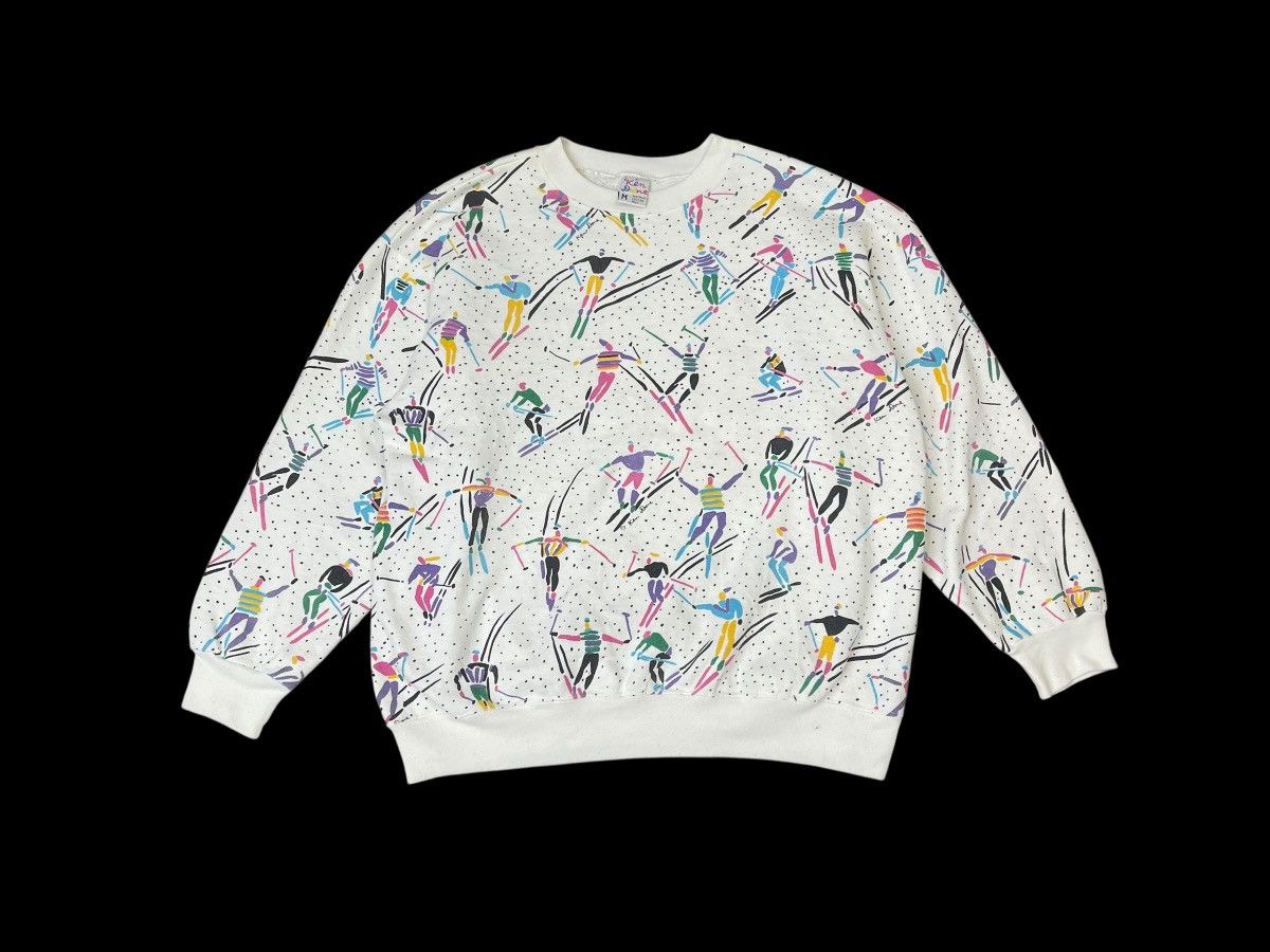 Vintage Vintage Ken Done Full Print Sweatshirt Streetwear Size US M / EU 48-50 / 2 - 1 Thumbnail