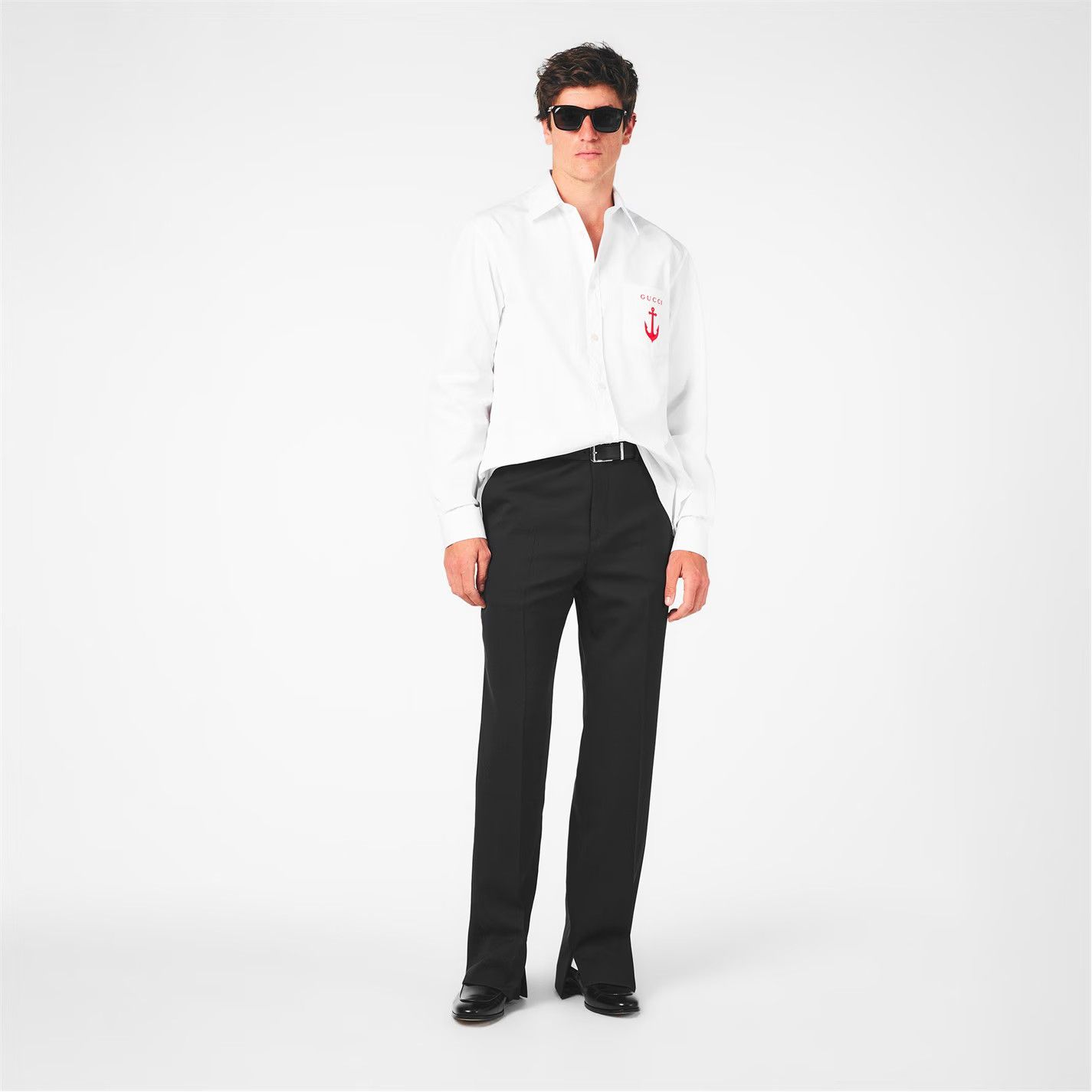 Gucci o1g2r1mq0426 Straight Leg Trousers in Black Size US 36 / EU 52 - 6 Thumbnail