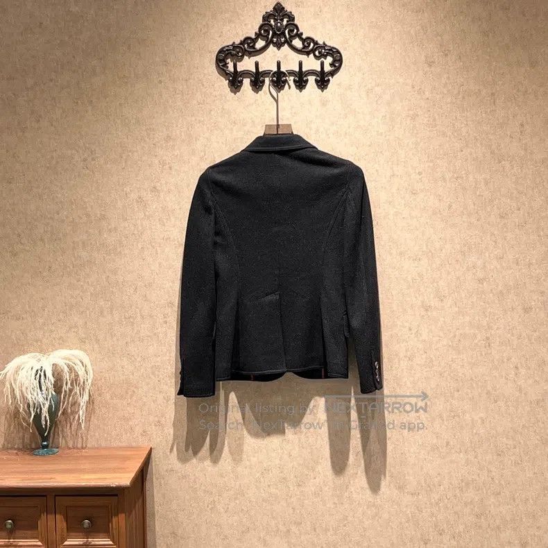 Loro Piana Loro Piana Black Cashmere Blazer Jacket Size XS / US 0-2 / IT 36-38 - 2 Thumbnail