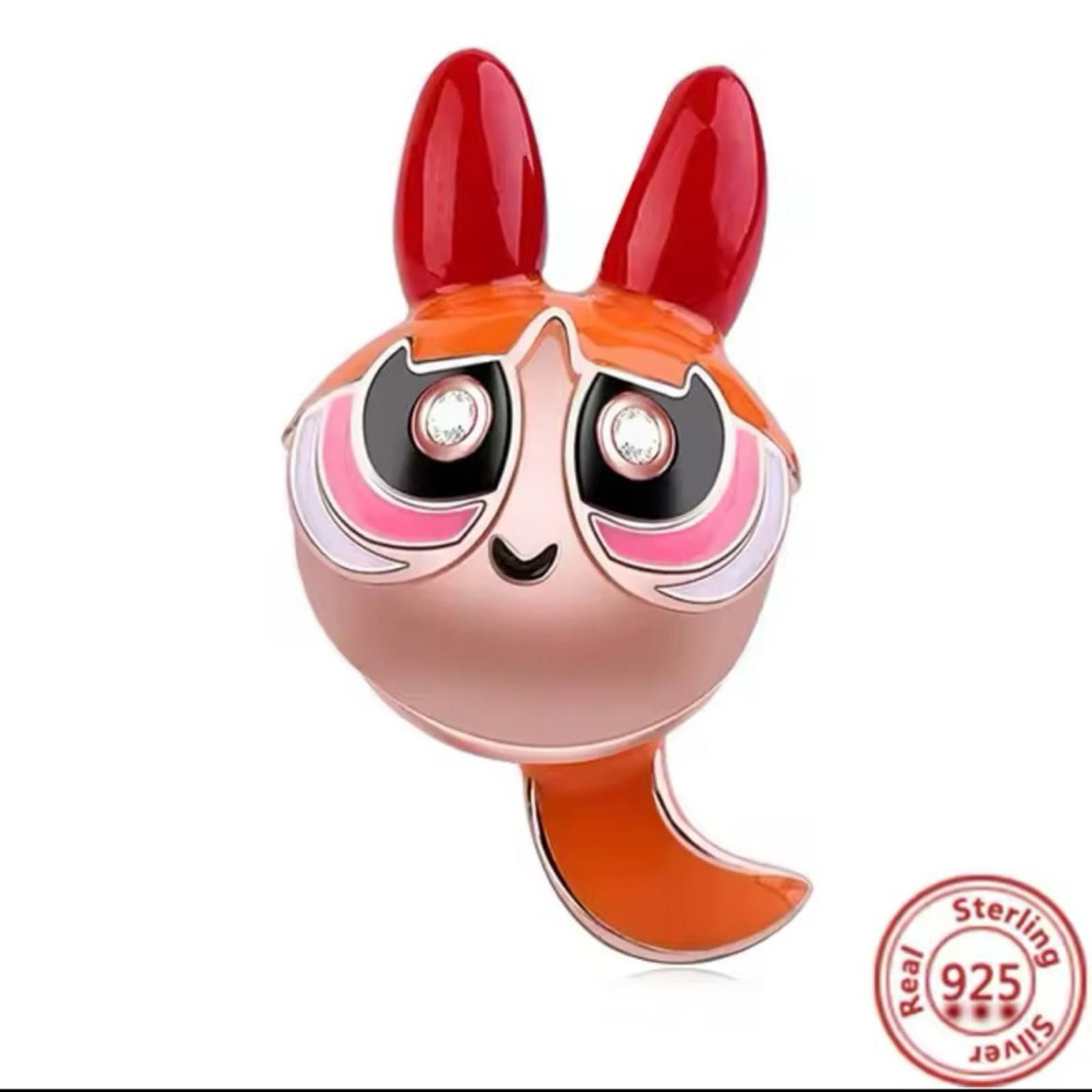 Other NWOT The Powerpuff Girls Blossom Charm Sterling Silver 925 Size ONE SIZE - 1 Thumbnail