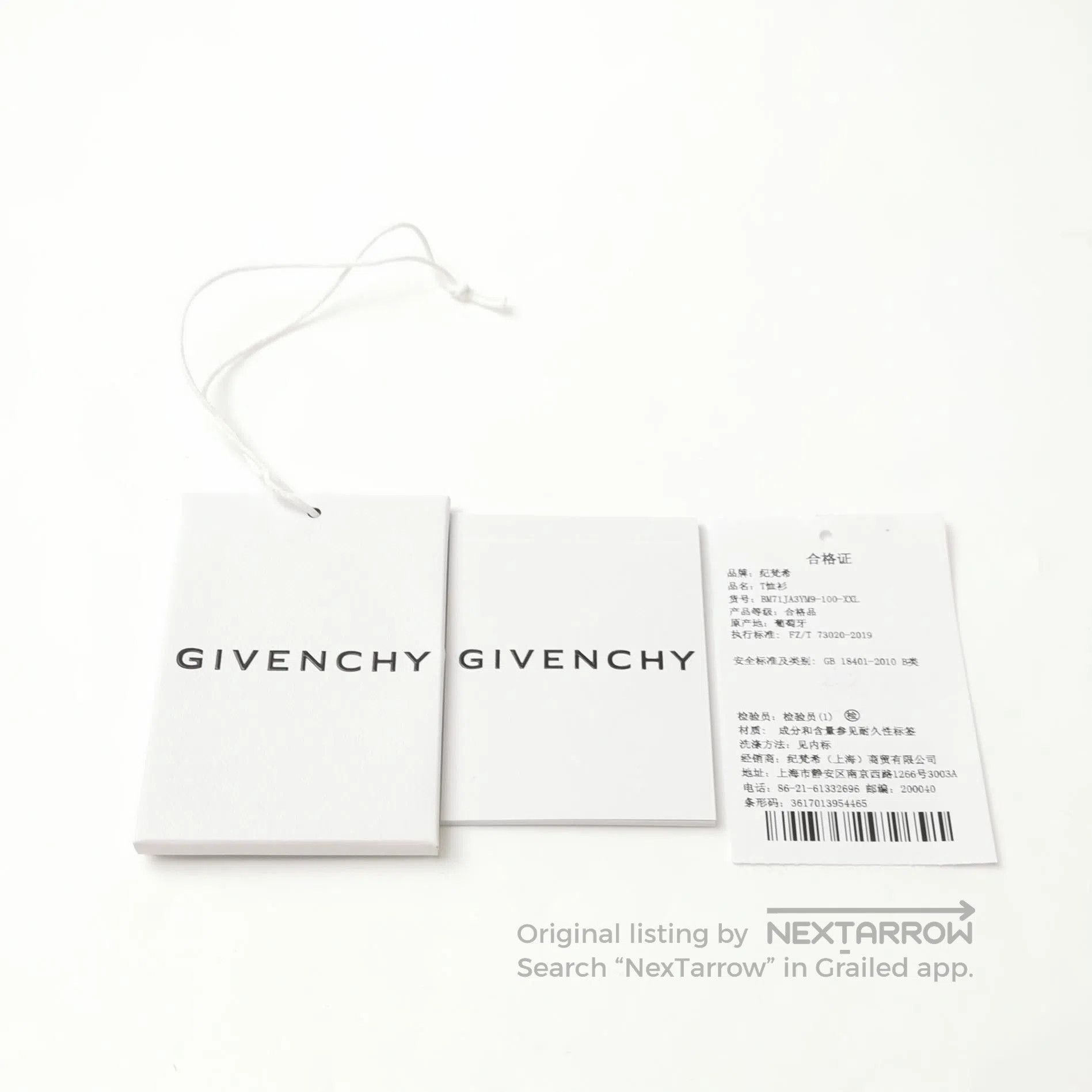 Givenchy Givenchy XXL Cotton Logo Crewneck T. Size US XXL / EU 58 / 5 - 1 Thumbnail