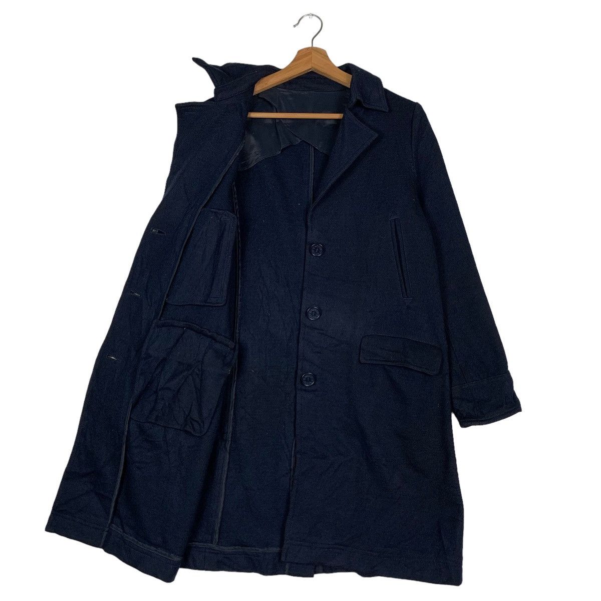 Lacoste LACOSTE Wool Overcoat Jacket #0012-C1 Size US S / EU 44-46 / 1 - 10 Thumbnail