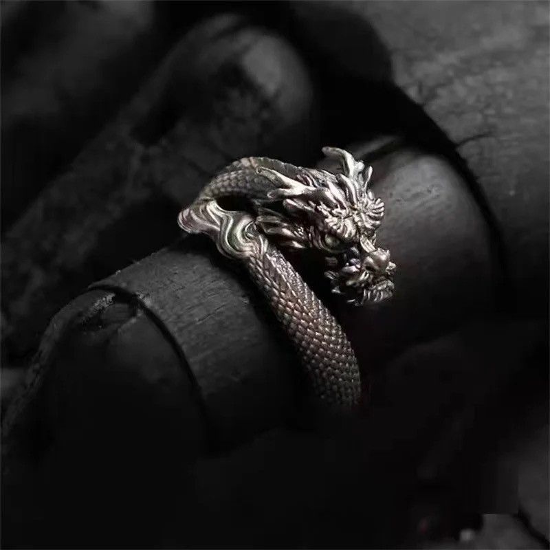 Jewelry × Vintage Classic Adjustable Dragon Ring Size ONE SIZE - 2 Thumbnail