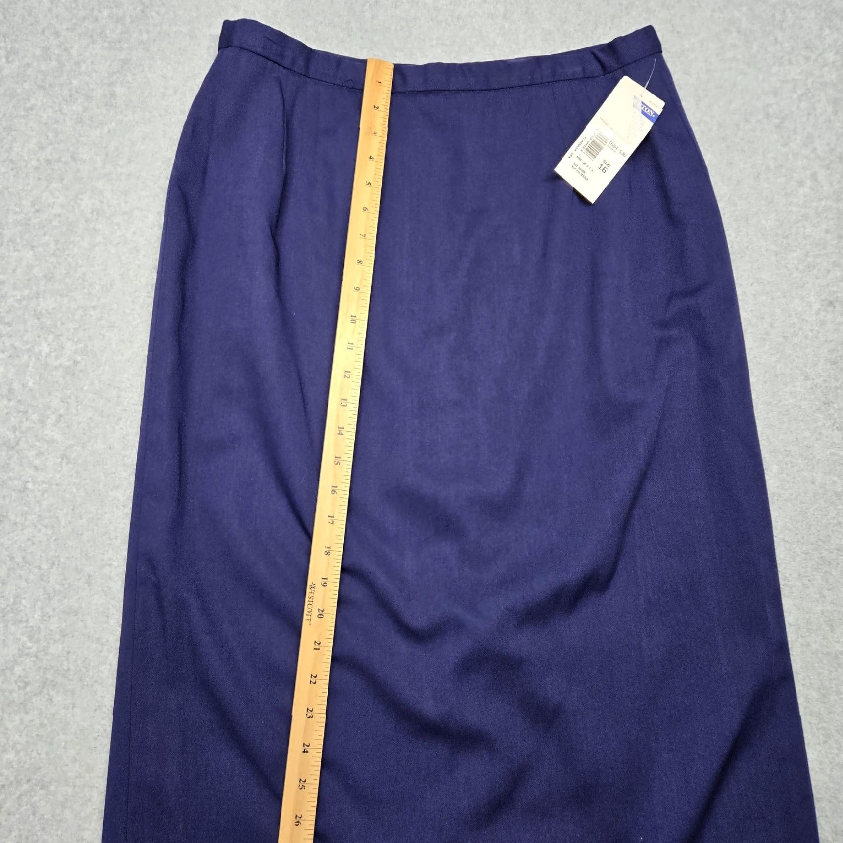 Pendleton Pendleton Skirt Womens 16 Blue Midi Lined Pencil Straight Made In USA Size 38" / US 16 / IT 52 - 5 Thumbnail