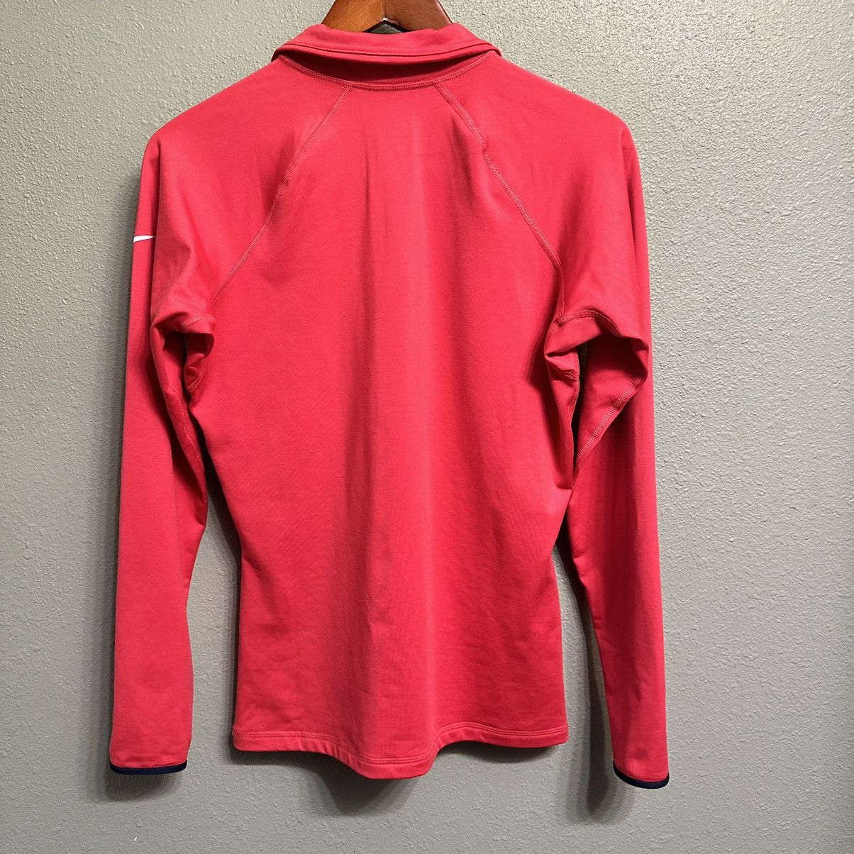 Nike Nike Pro Fire Red 1/4 Zip Women’s Pullover Size L / US 10 / IT 46 - 2 Thumbnail