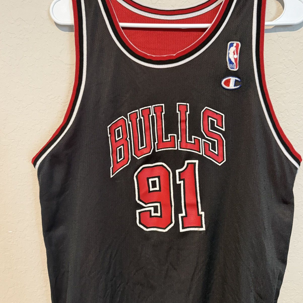 Champion Vintage Dennis Rodman Reversible Bulls Jersey Size US S / EU 44-46 / 1 - 5 Thumbnail
