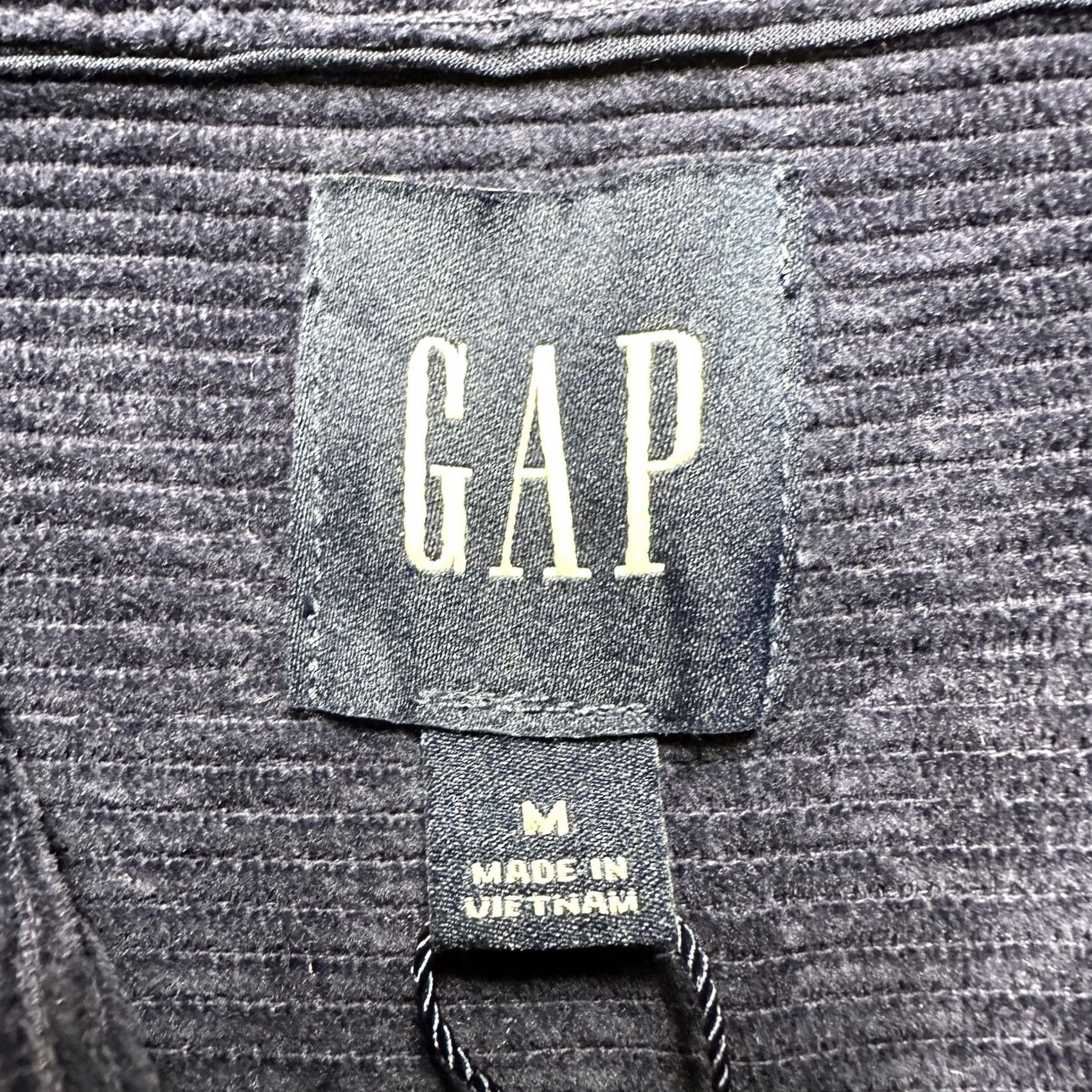 Gap GAP Shirt Mens Medium Eclipse Blue Corduroy Button Up Long Sleeve NWT Size US M / EU 48-50 / 2 - 6 Thumbnail