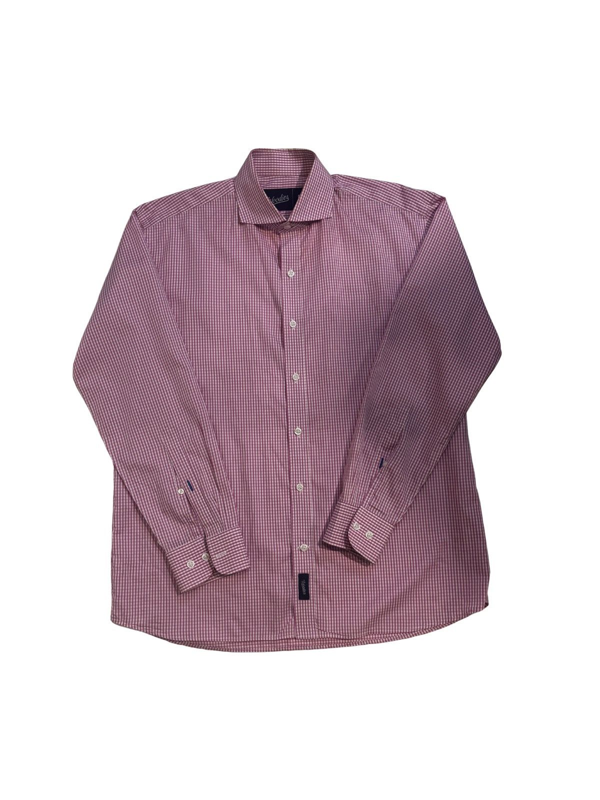 Other Pink checked dress Shirt.mt2707 Size US S / EU 44-46 / 1 - 1 Thumbnail