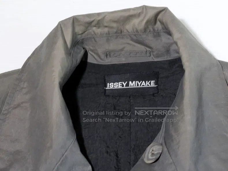Issey Miyake Issey Miyake Main Line Rainy Night Butcher Nylon Trench Co Size M / US 6-8 / IT 42-44 - 5 Thumbnail