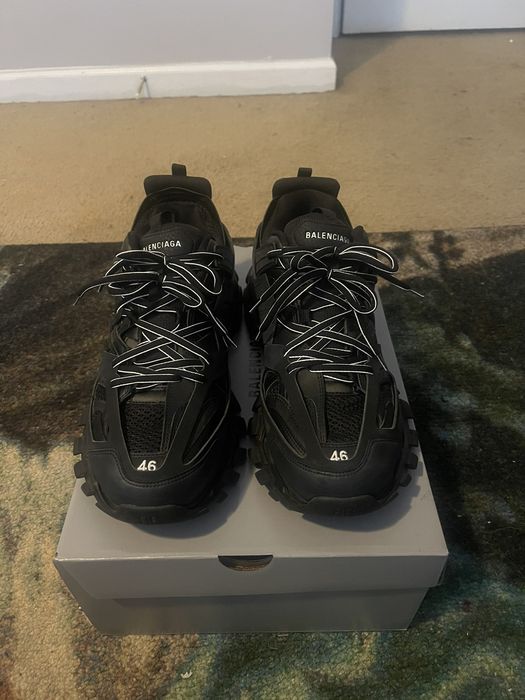 Balenciaga Balenciaga track triple black | Grailed