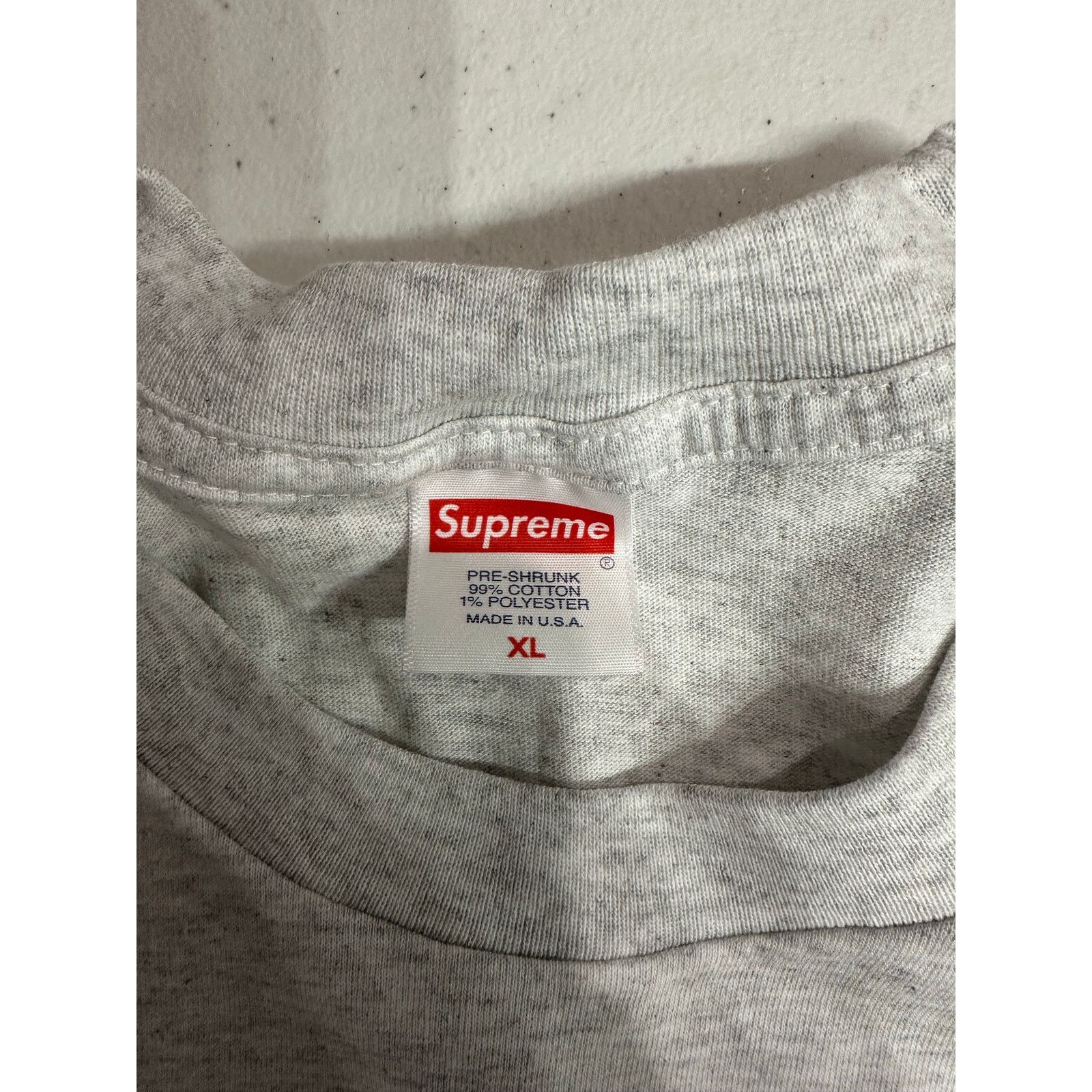 Supreme Supreme Futura Logo Tee in Ash Grey (XL) Size US XL / EU 56 / 4 - 3 Thumbnail