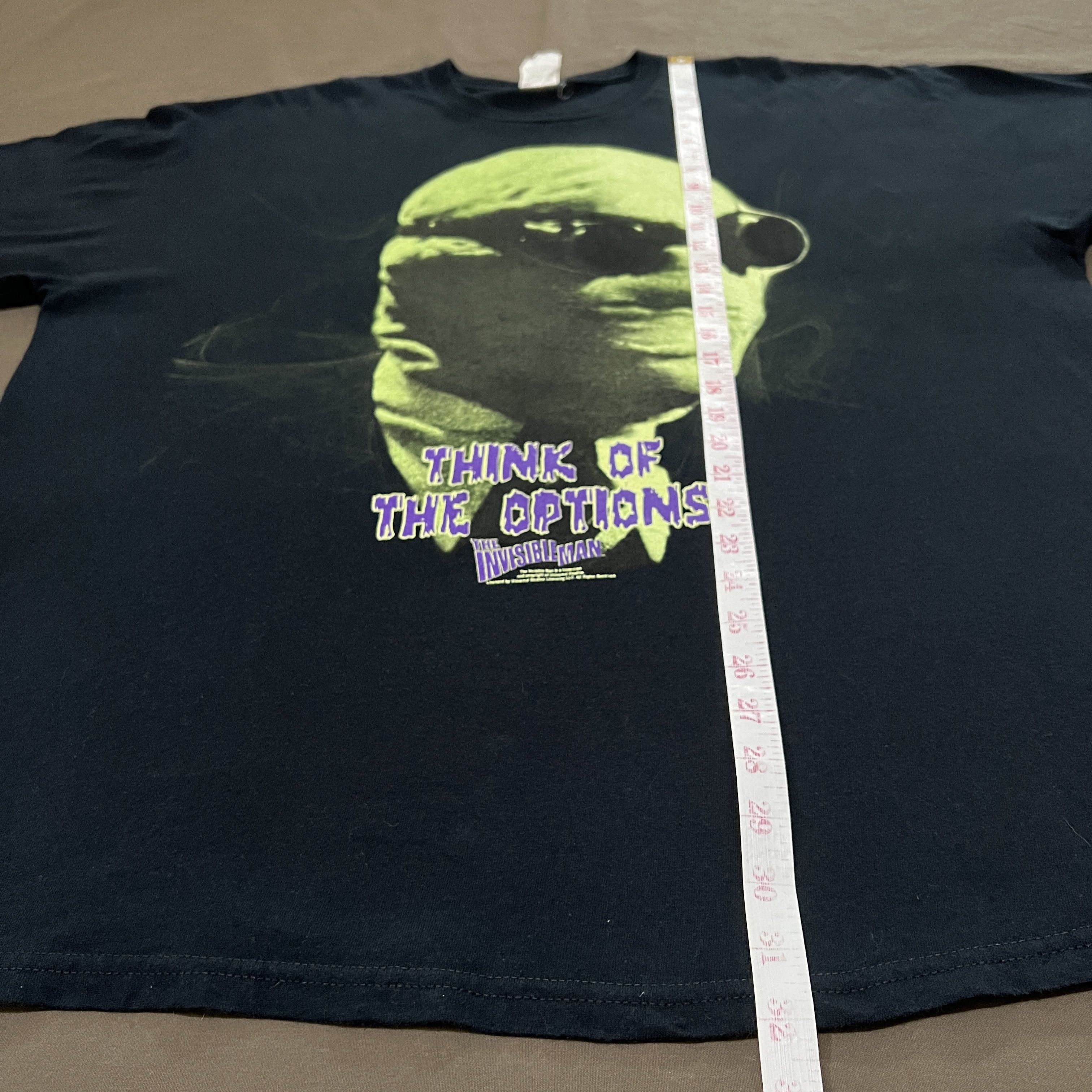 Expert Horror Vintage Y2K The Invisible Man Sci-Fi Horror Movie Tee 2XL Size US XXL / EU 58 / 5 - 9 Thumbnail