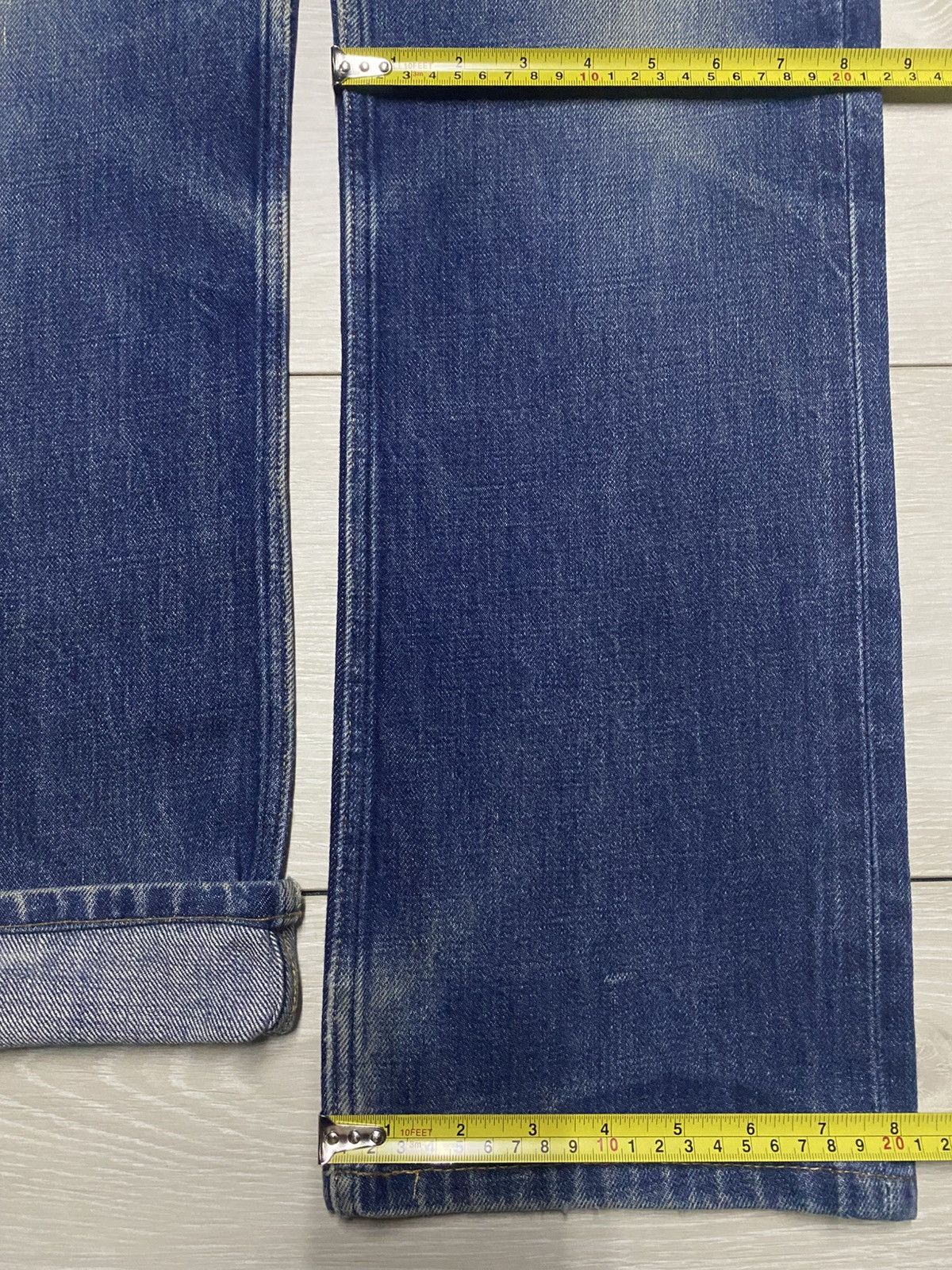 A.P.C. A.P.C Rue De Fleurus Selvedge Denim Mud Wash Loose Jeans Size US 30 / EU 46 - 16 Thumbnail