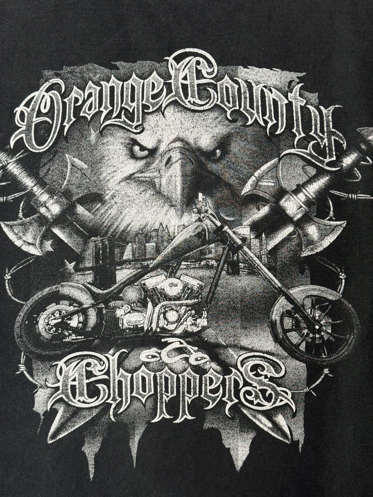 West Coast Choppers Orange County Choppers Eagle Motorcycle Graphic Biker Tee Size US L / EU 52-54 / 3 - 11 Thumbnail