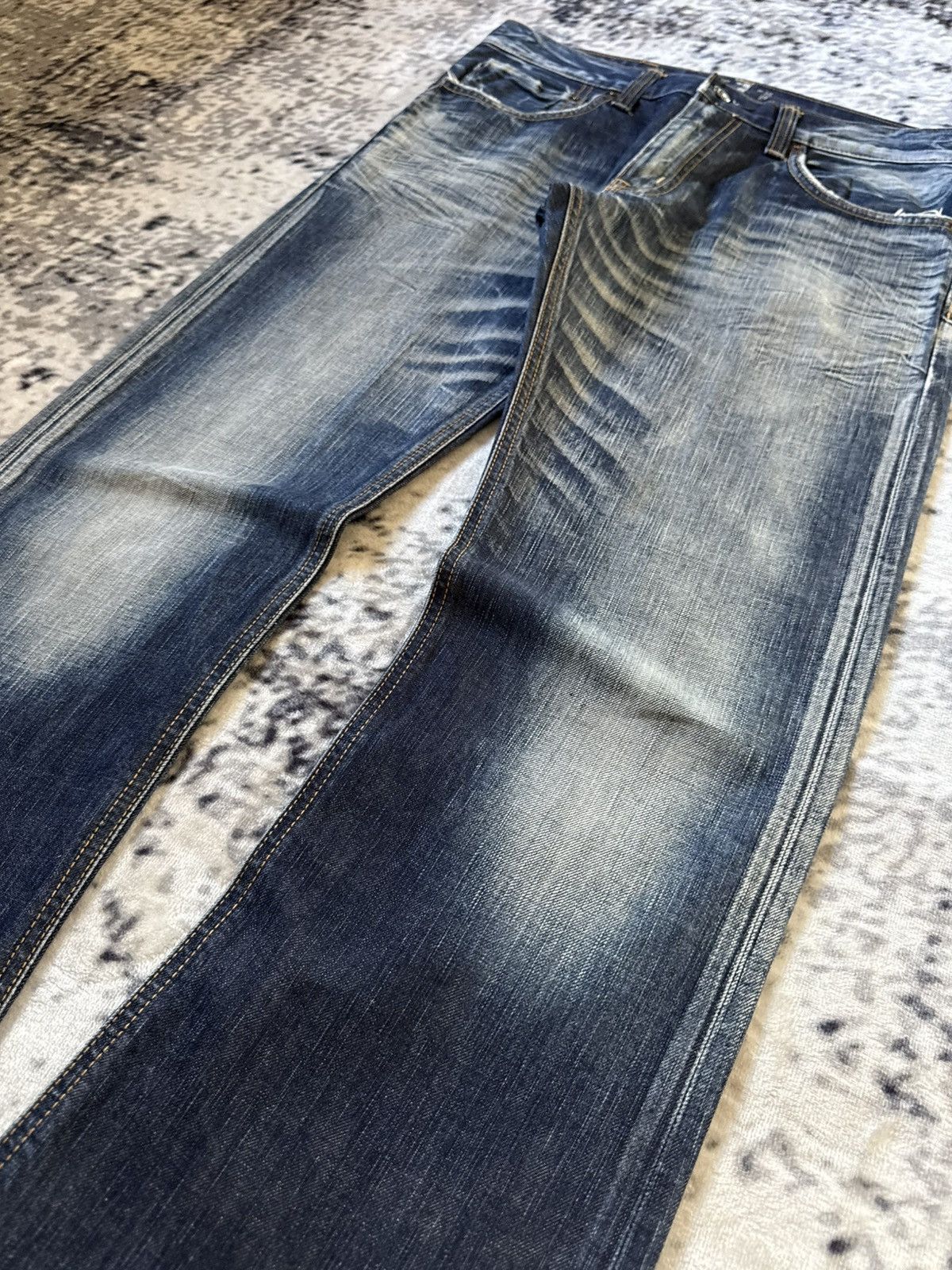 Edwin Rare Edwin 511 X-ray Shadow Wash Flared Jeans Size US 32 / EU 48 - 11 Thumbnail