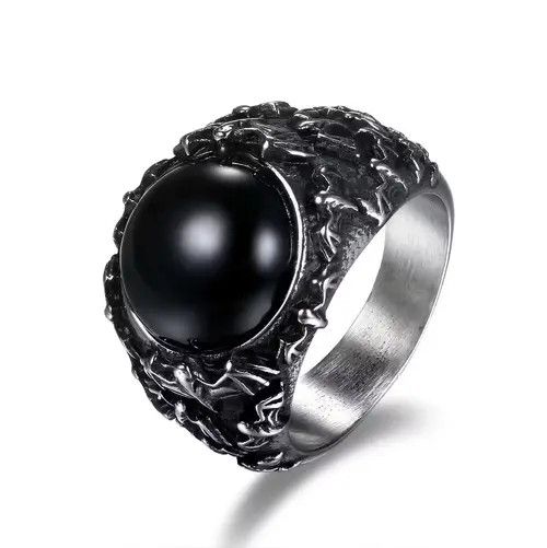 Jewelry Black Ring Size ONE SIZE - 2 Thumbnail