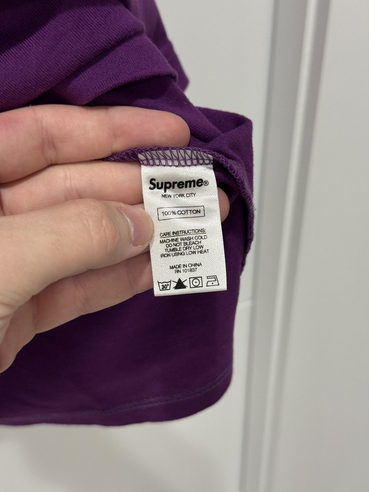 Supreme Supreme Truth Purple LS Tee Size L Large Size US L / EU 52-54 / 3 - 6 Thumbnail