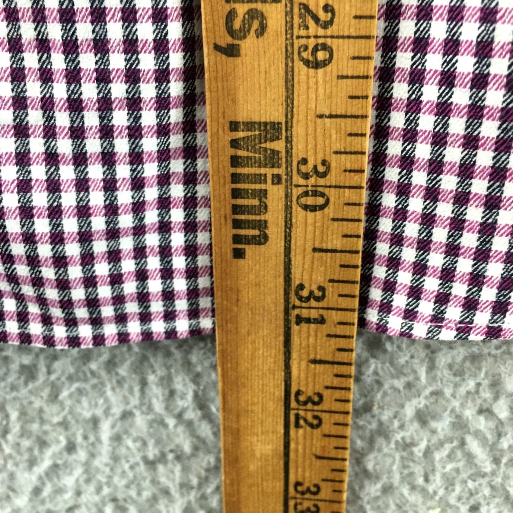 Banana Republic Banana Republic Button-Up Shirt XL Purple Collared Long Sleeve Casual Men Regular Non-Iron Top Size US XL / EU 56 / 4 - 5 Thumbnail