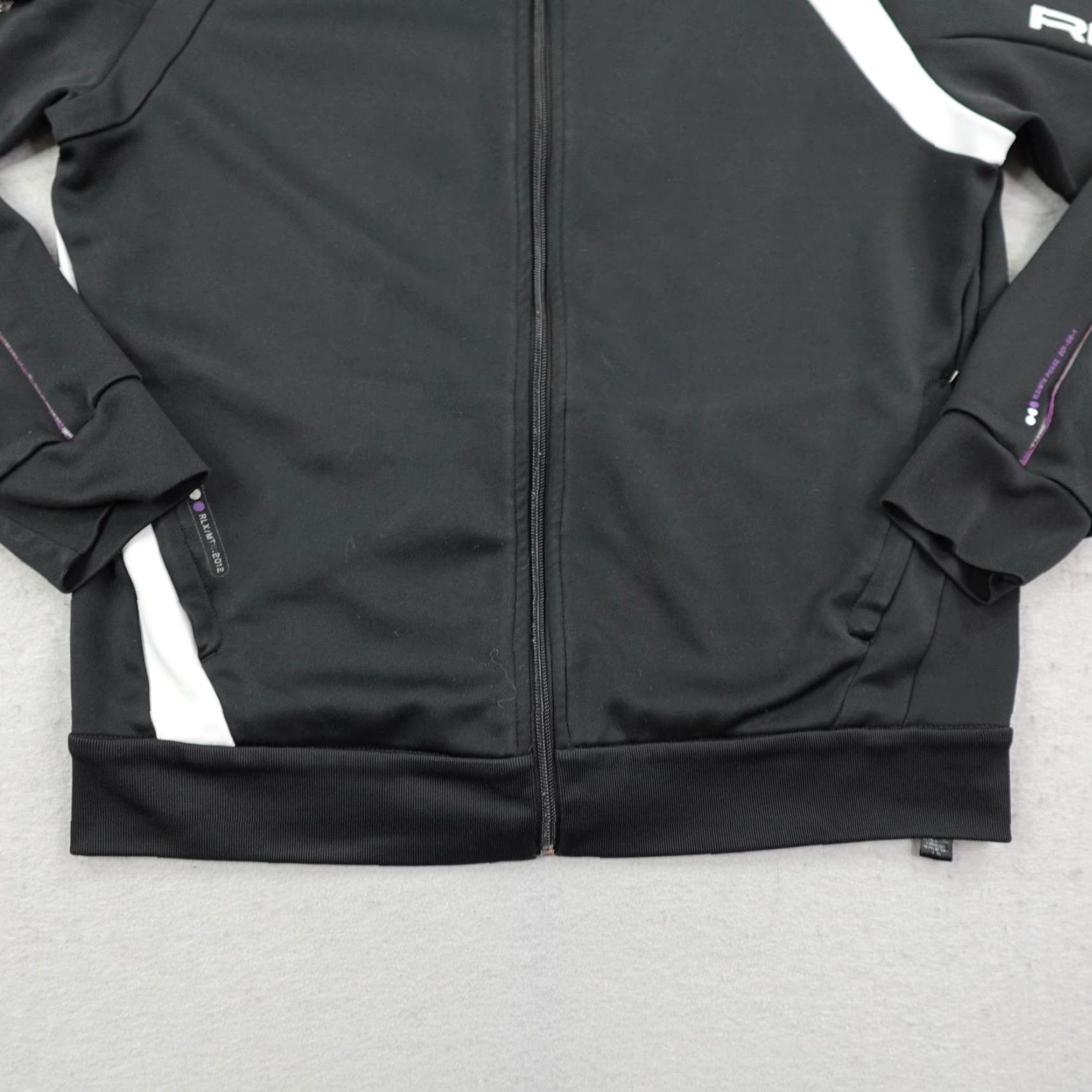 Polo Ralph Lauren Ralph Lauren RLX Track Coat Jacket Womens Medium Black Zip Up Performance Mid-Length Solid Softshell Size M / US 6-8 / IT 42-44 - 5 Thumbnail