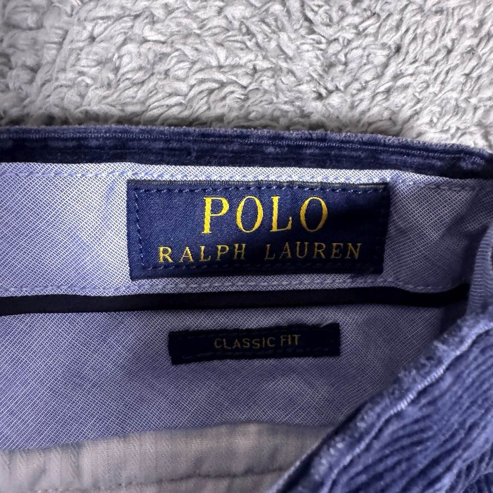Polo Ralph Lauren Polo Ralph Lauren Corduroy Pants Mens 38x26 Classic Fit Chino Trouser Blue Size US M / EU 48-50 / 2 - 5 Thumbnail