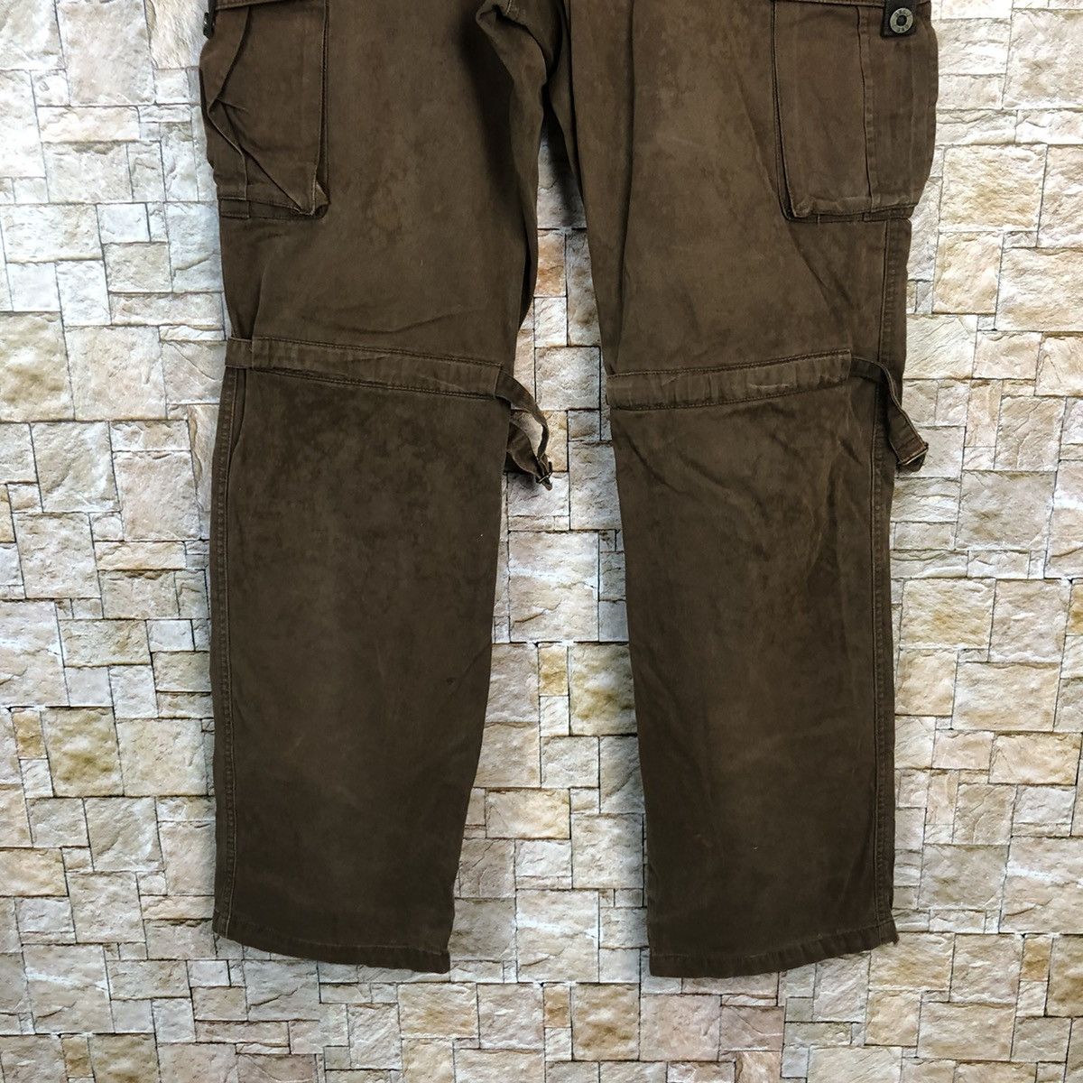 Japanese Brand O.N.G Jeans utility tactical Cargo Multipocket Pants #A355 Size US 31 - 6 Thumbnail
