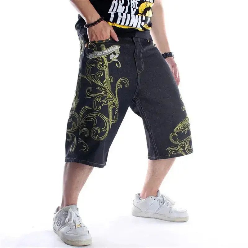 Japanese Brand Embroidered Vintage Jorts Y2K Shorts Hip Hop Summer Size US 32 / EU 48 - 1 Thumbnail