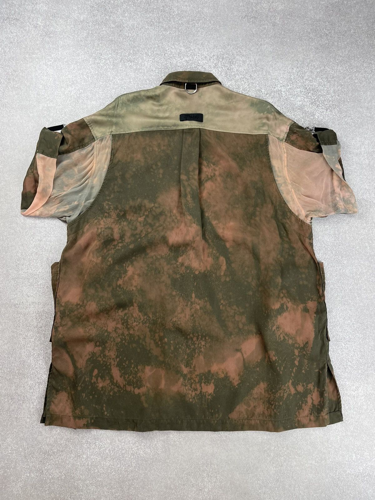 Diesel Diesel Custom Tie Dye Short Sleeve Shirt Size US S / EU 44-46 / 1 - 12 Thumbnail