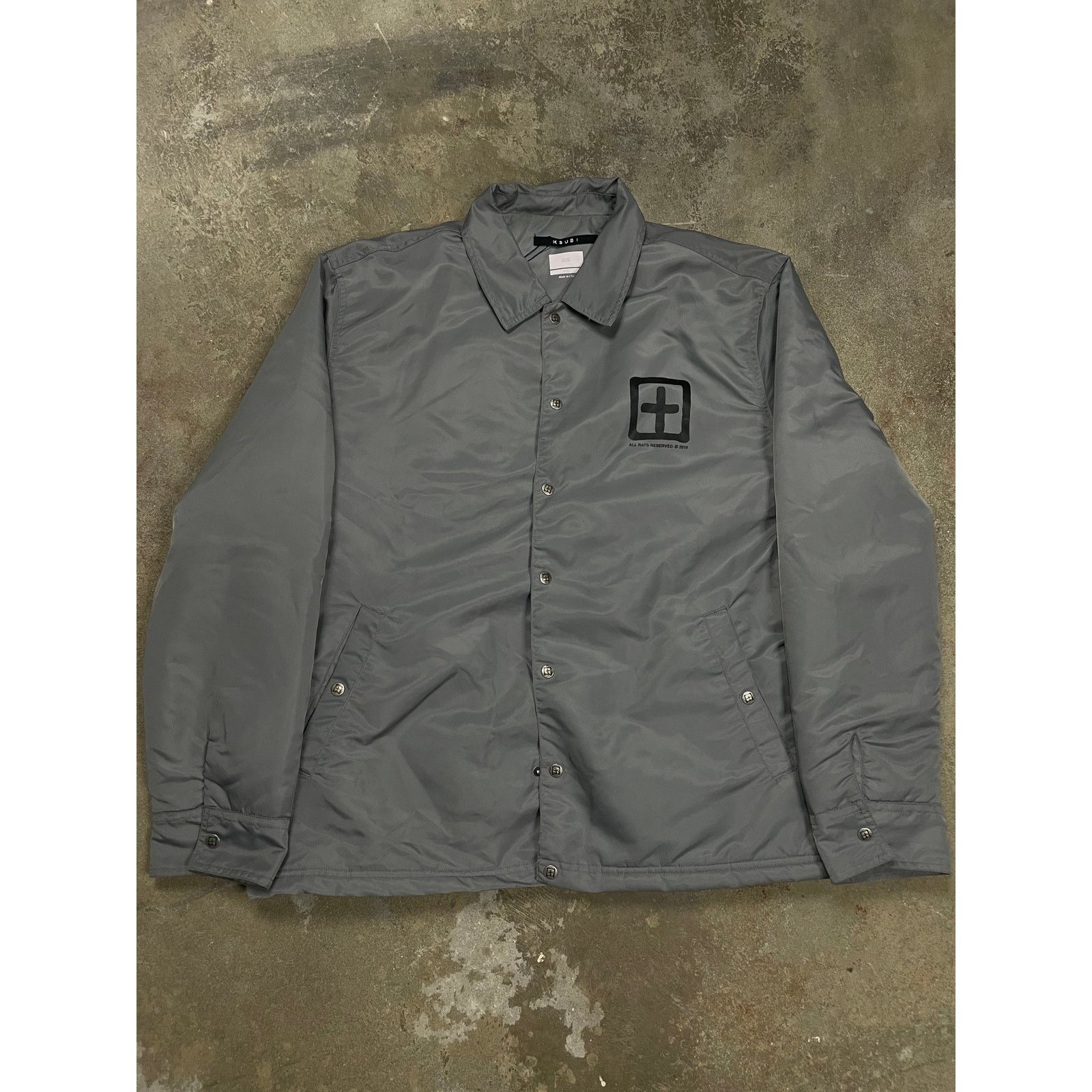 Ksubi Ksubi Grey Windbreak Used XXL Size US XXL / EU 58 / 5 - 1 Thumbnail
