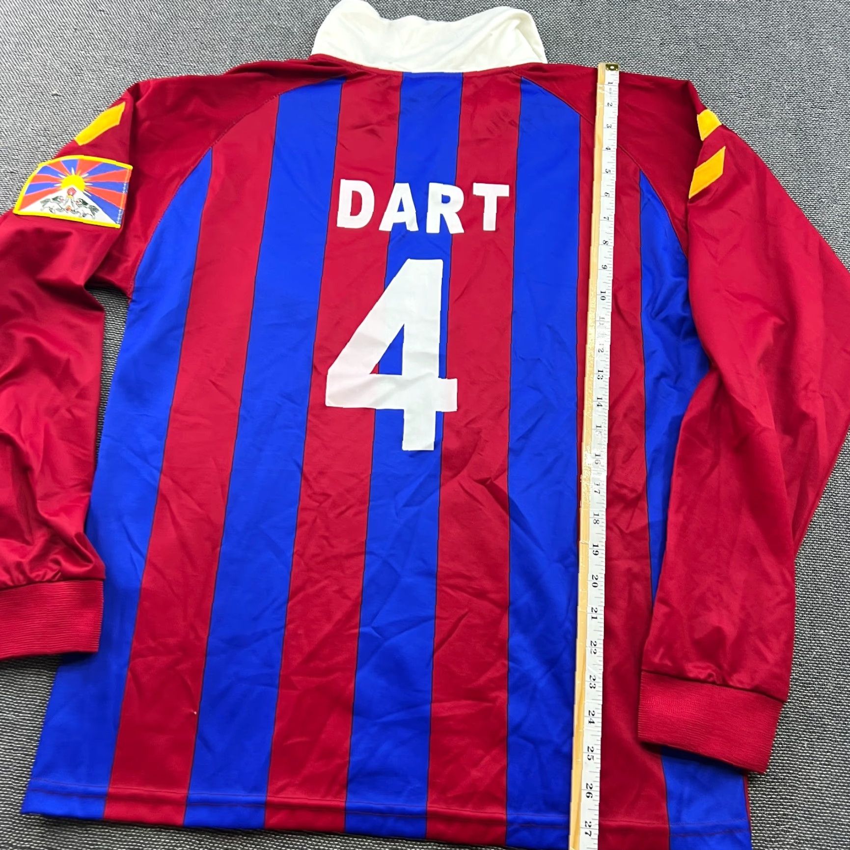 Hummel Tibet 2001 Home Mens Football Jersey Large Hummel Long Sleeves Adult Shirt Size US M / EU 48-50 / 2 - 7 Thumbnail
