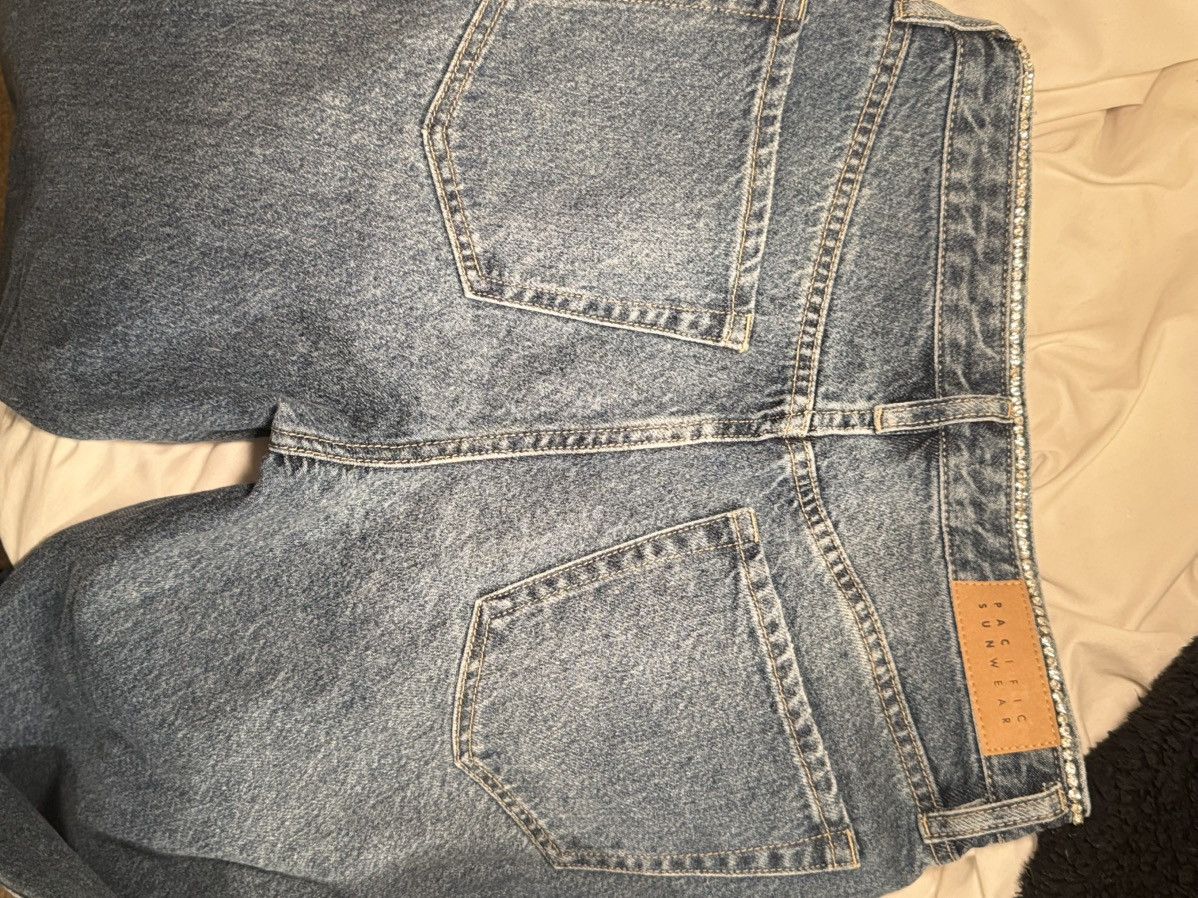 Pacsun PacSun Rhinestone Waistband 90s straight Jeans Size 26" / US 2 / IT 38 - 15 Thumbnail