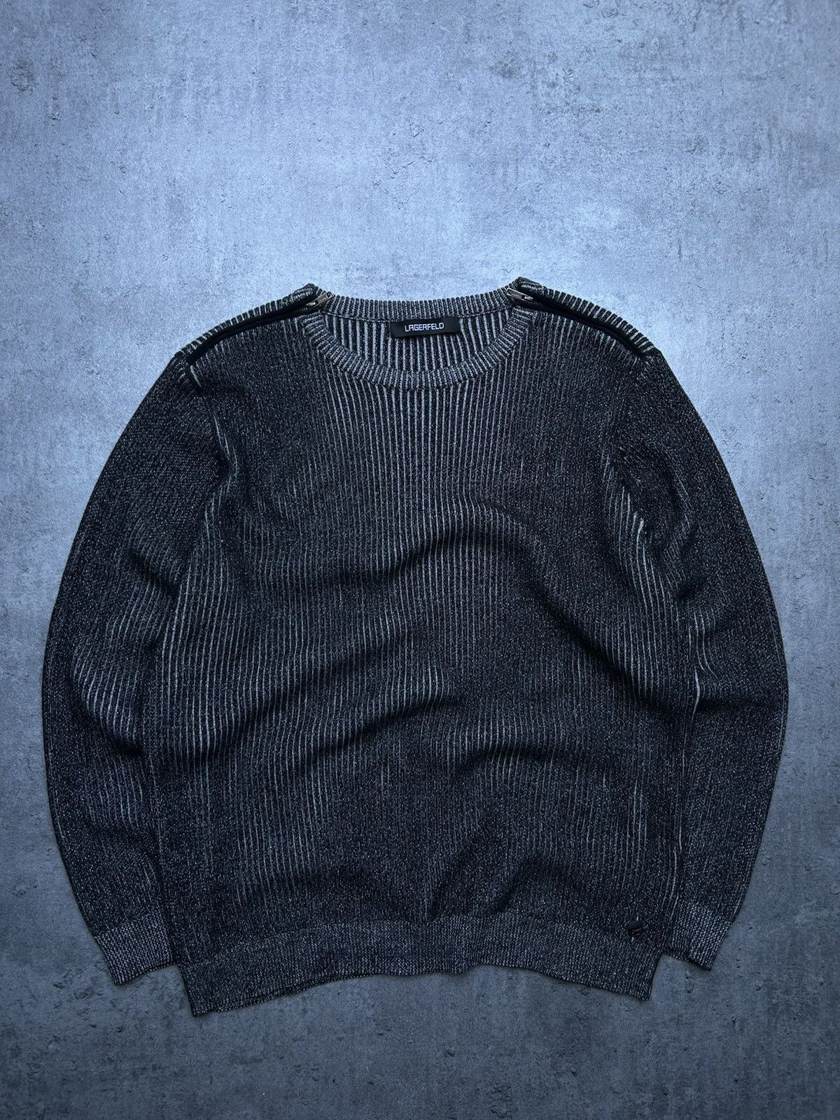 Lagerfeld Opium Style Knitwear Japan Style Avant Garde y2k