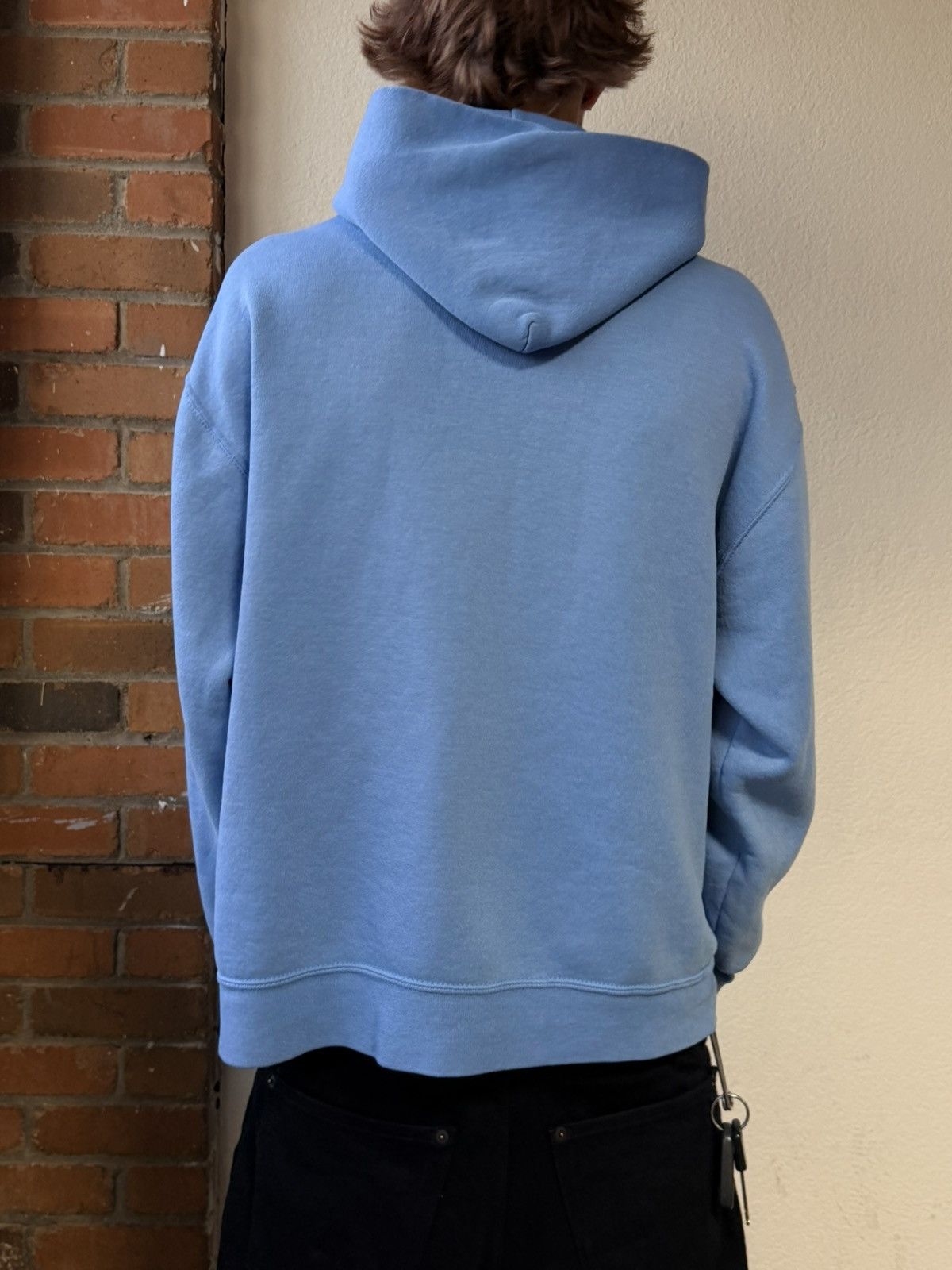 Vintage Blue blank hoodie Size US M / EU 48-50 / 2 - 3 Thumbnail