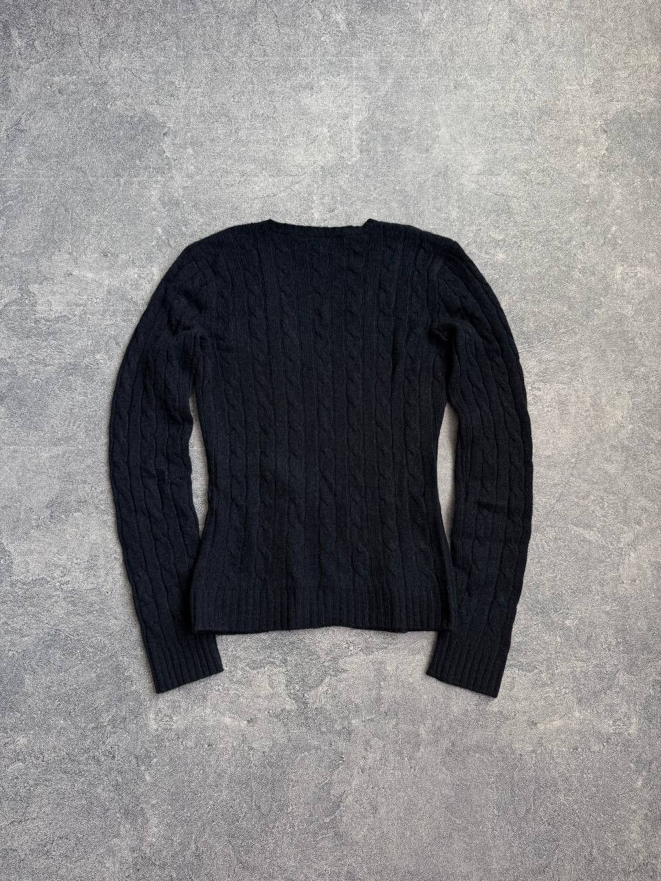 Polo Ralph Lauren Ralph Lauren Black Label Cable-Knit 100% Cashmere Sweater Size S / US 4 / IT 40 - 7 Thumbnail