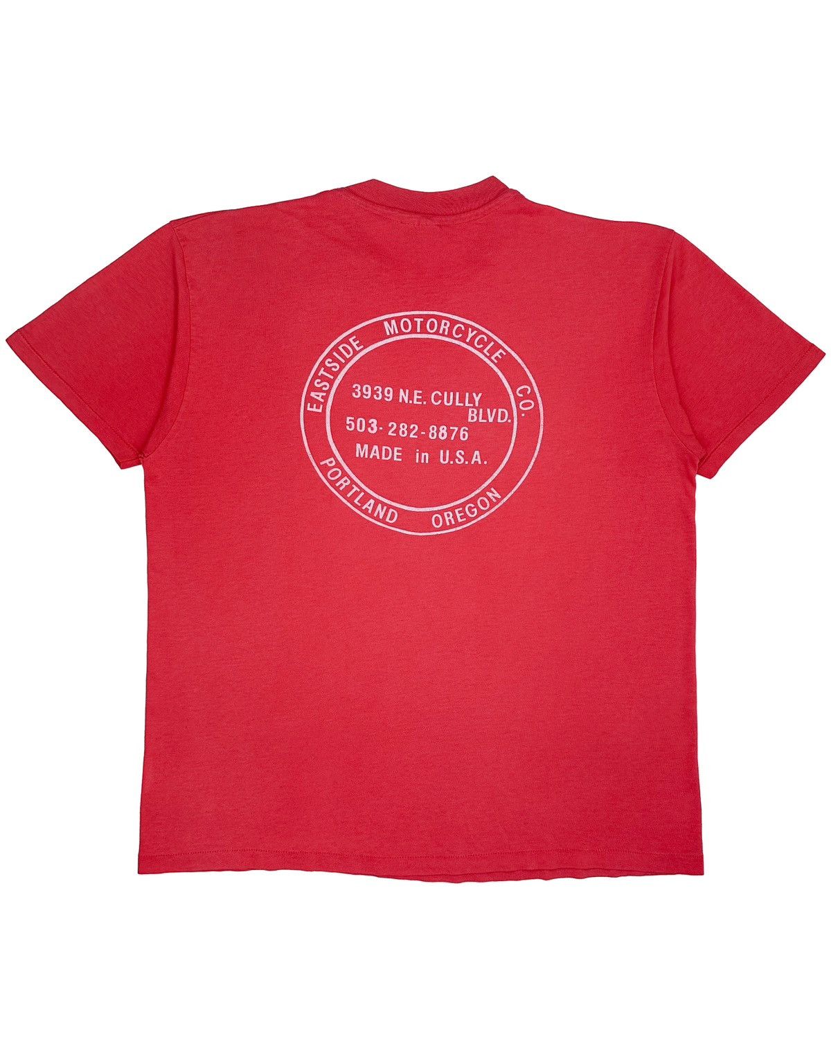 Vintage 80s Hanes 50/50 Motorcycle Part Store Racist Slogan T-Shirt Size US L / EU 52-54 / 3 - 2 Thumbnail