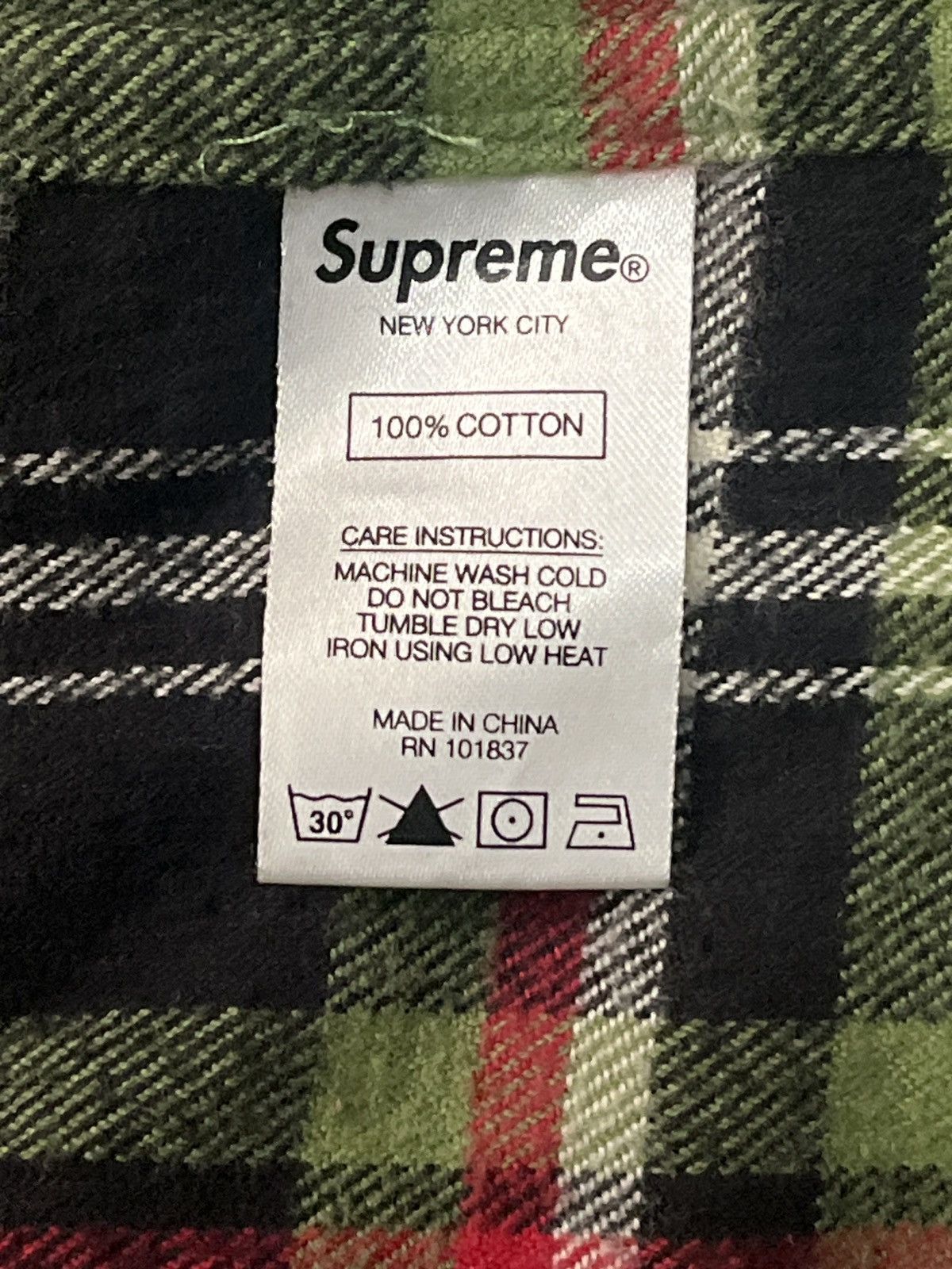 Supreme Supreme Tartan Flannel Cargo Vest Size US M / EU 48-50 / 2 - 11 Thumbnail