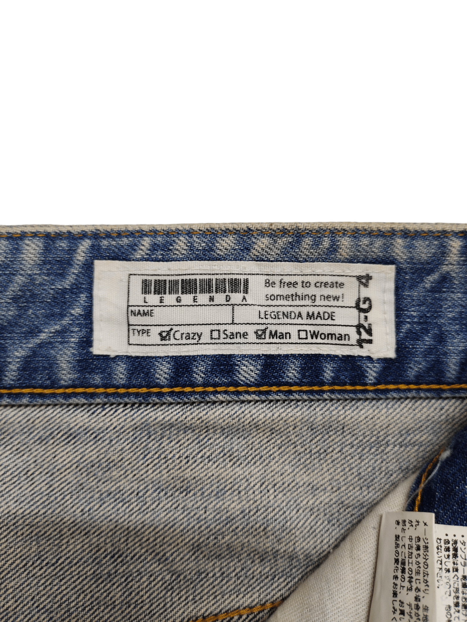 Kapital Legenda Tokyo Crazy Distress Faded Denim Jeans Size US 32 / EU 48 - 15 Thumbnail