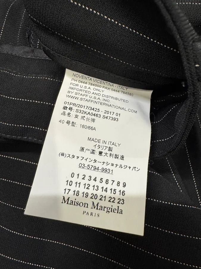 Maison Margiela SS2017 Maison Margiela Striped Black Pants Size US 28 / EU 44 - 9 Thumbnail