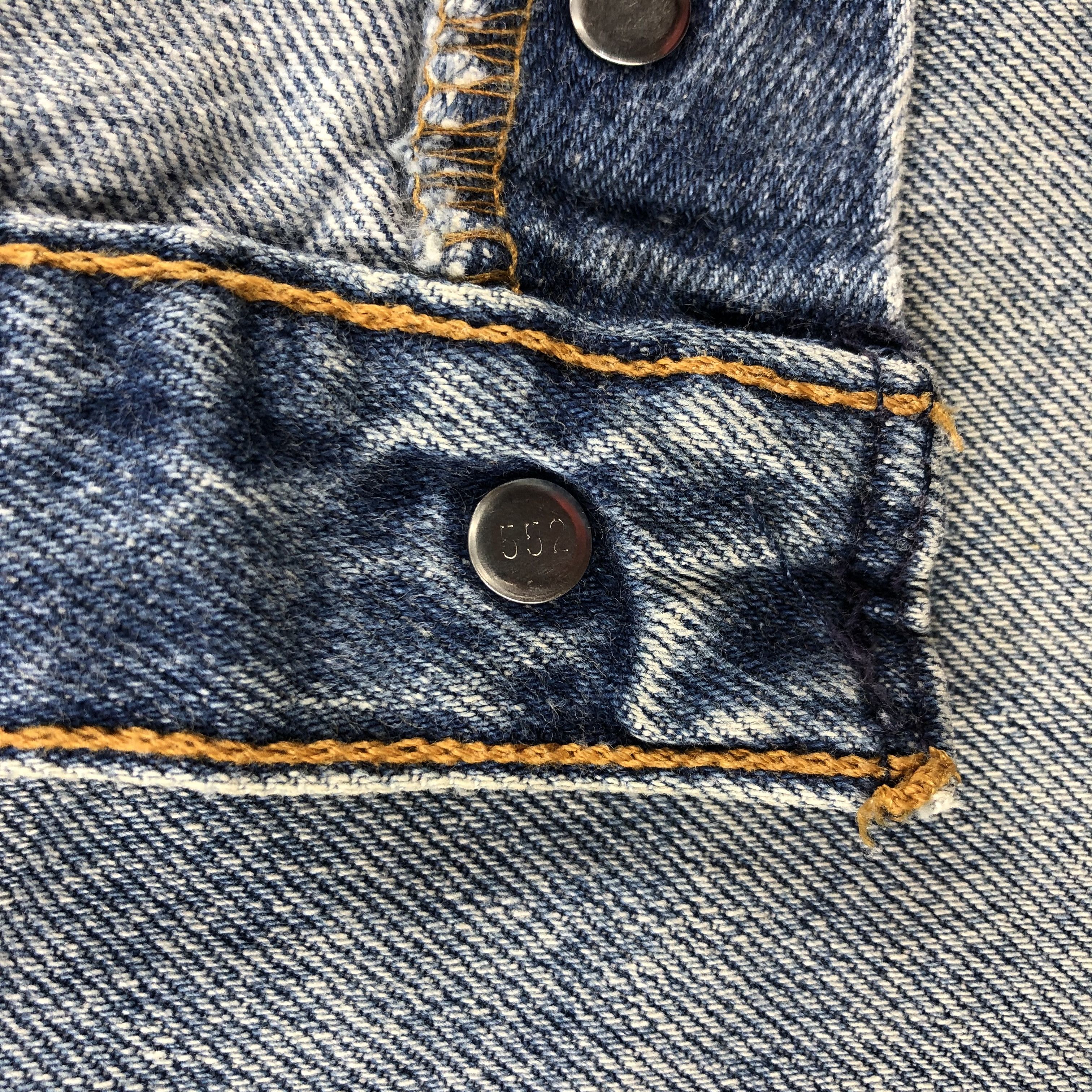 Levi's × Vintage 90s Vintage Blue Wash Levis 501 Jeans-JM3056 Size US 34 / EU 50 - 12 Thumbnail