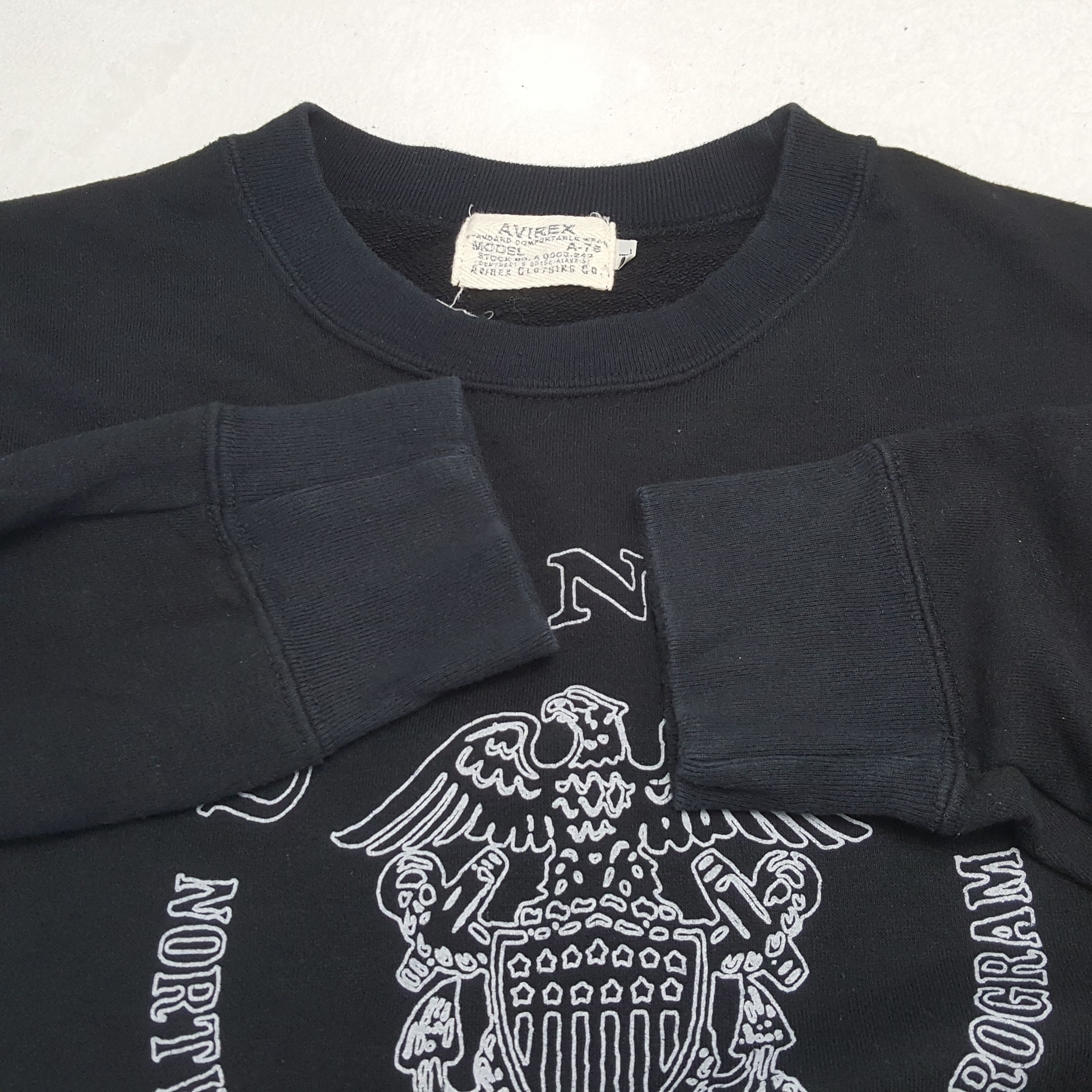 Avirex × Vintage U.S NAVY AVIREX Center Design Sweatshirt Size US M / EU 48-50 / 2 - 8 Thumbnail