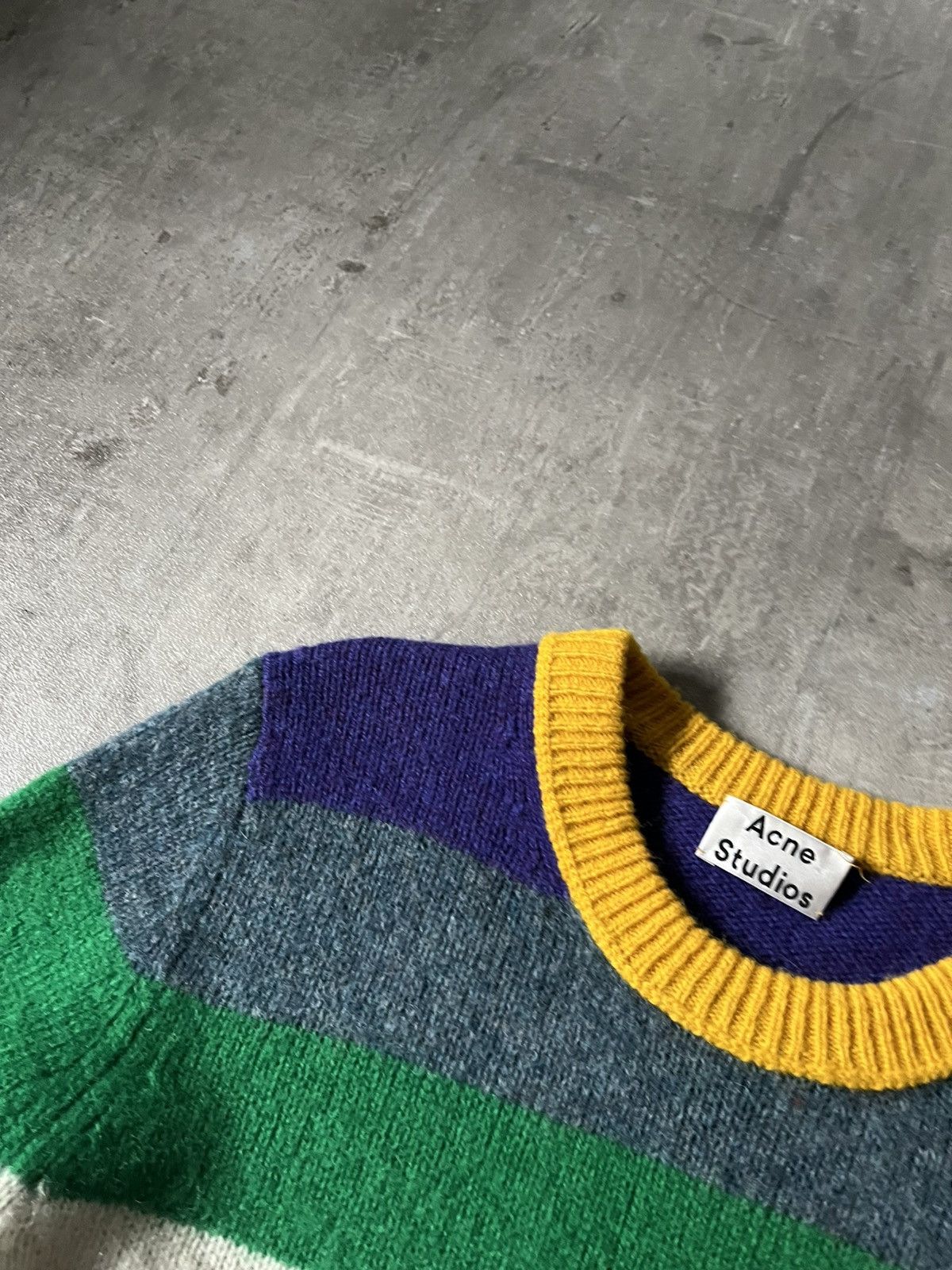 Acne Studios Acne Studios kai striped multicolor wool sweater Size US M / EU 48-50 / 2 - 5 Thumbnail
