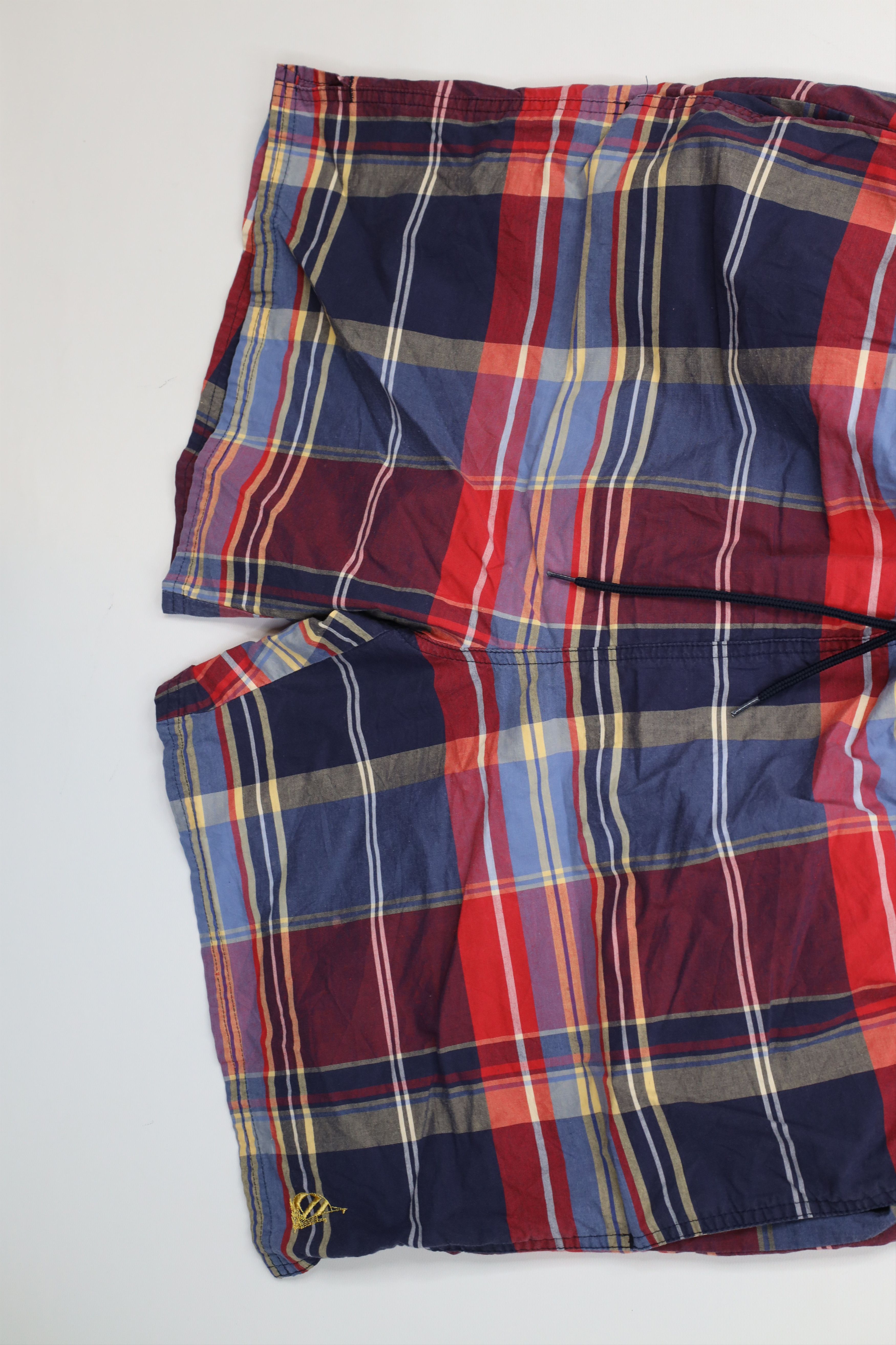 Nautica Vintage 90s Nautica Sailing Lined Above Knee Shorts Plaid Size US 34 / EU 50 - 4 Thumbnail
