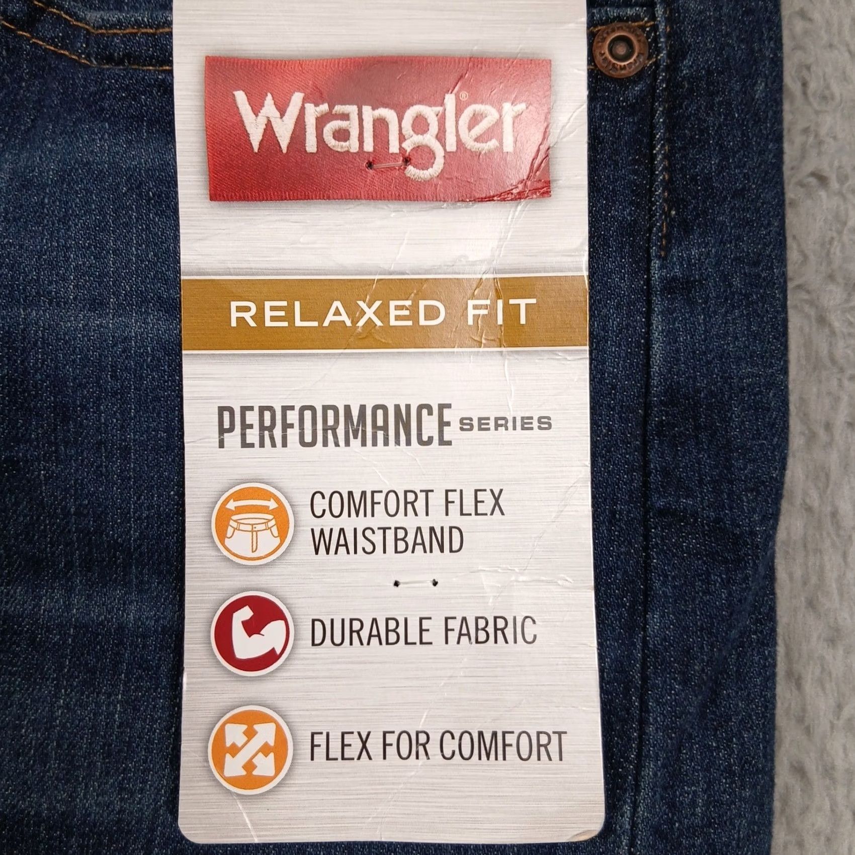 Wrangler Wrangler Relaxed Fit Jeans Men's Blue 40x29 Stretch Performance Size US 40 / EU 56 - 4 Thumbnail