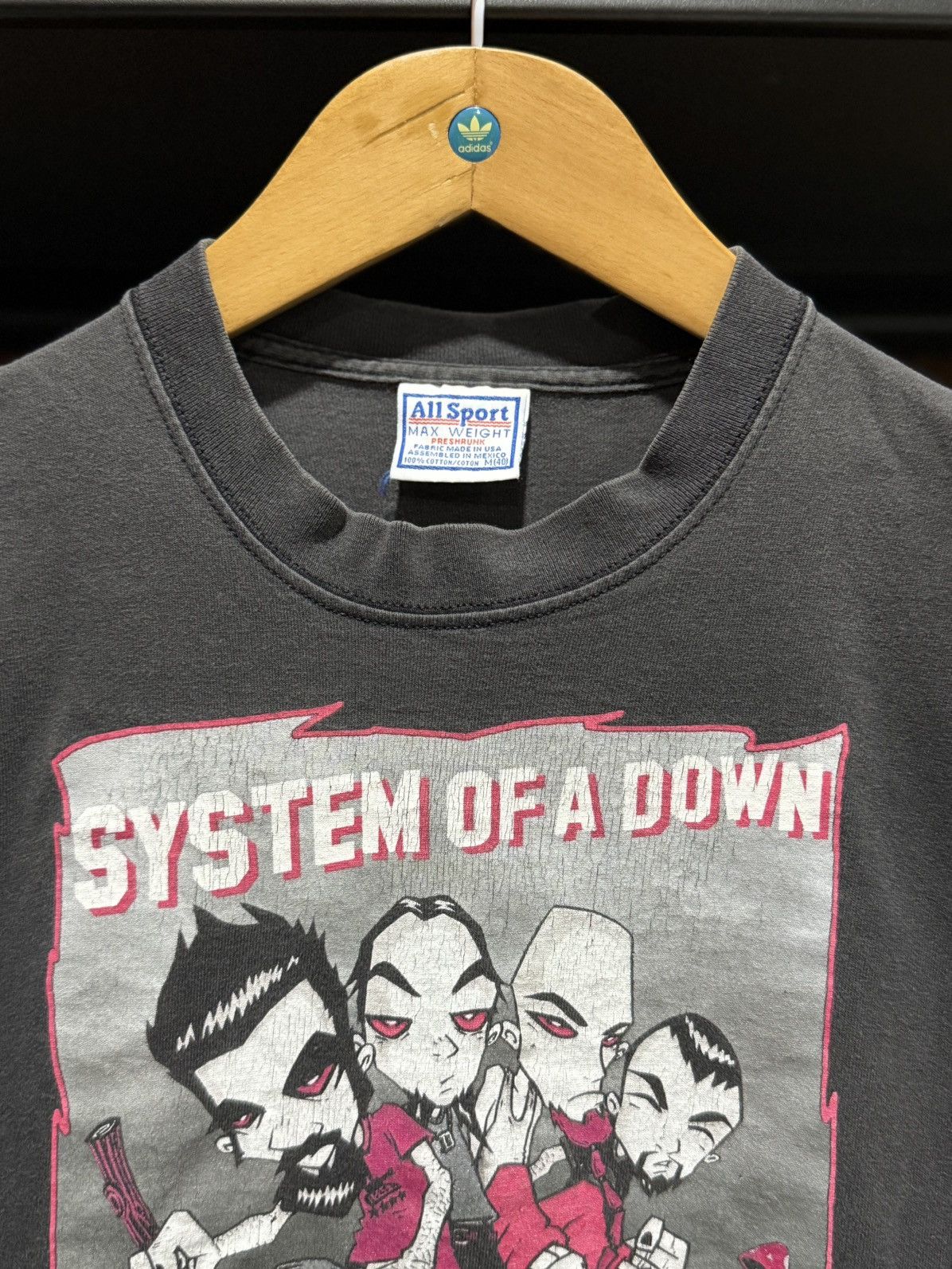 Band Tees Vintage Sistem Of A Down Promo Faded Tee Size US M / EU 48-50 / 2 - 3 Thumbnail