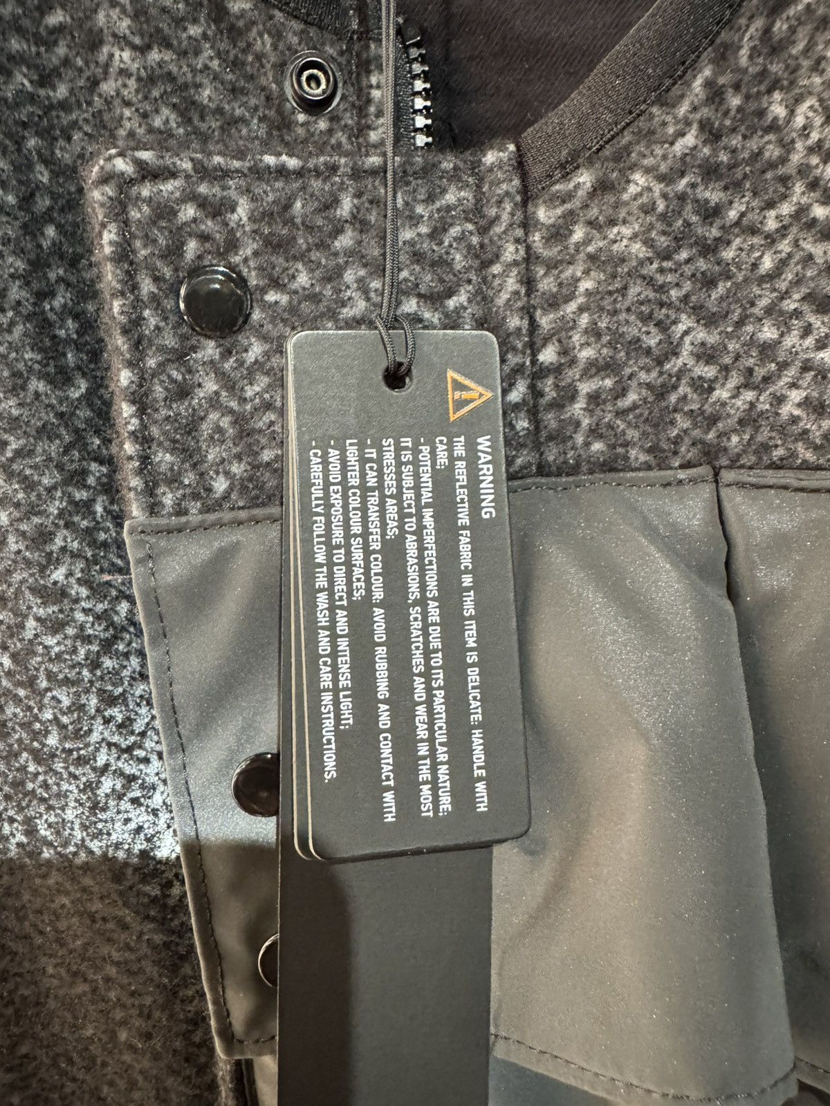 Stone Island Stone Island Needle Punched Reflective Vest Grey Black Size US L / EU 52-54 / 3 - 9 Thumbnail