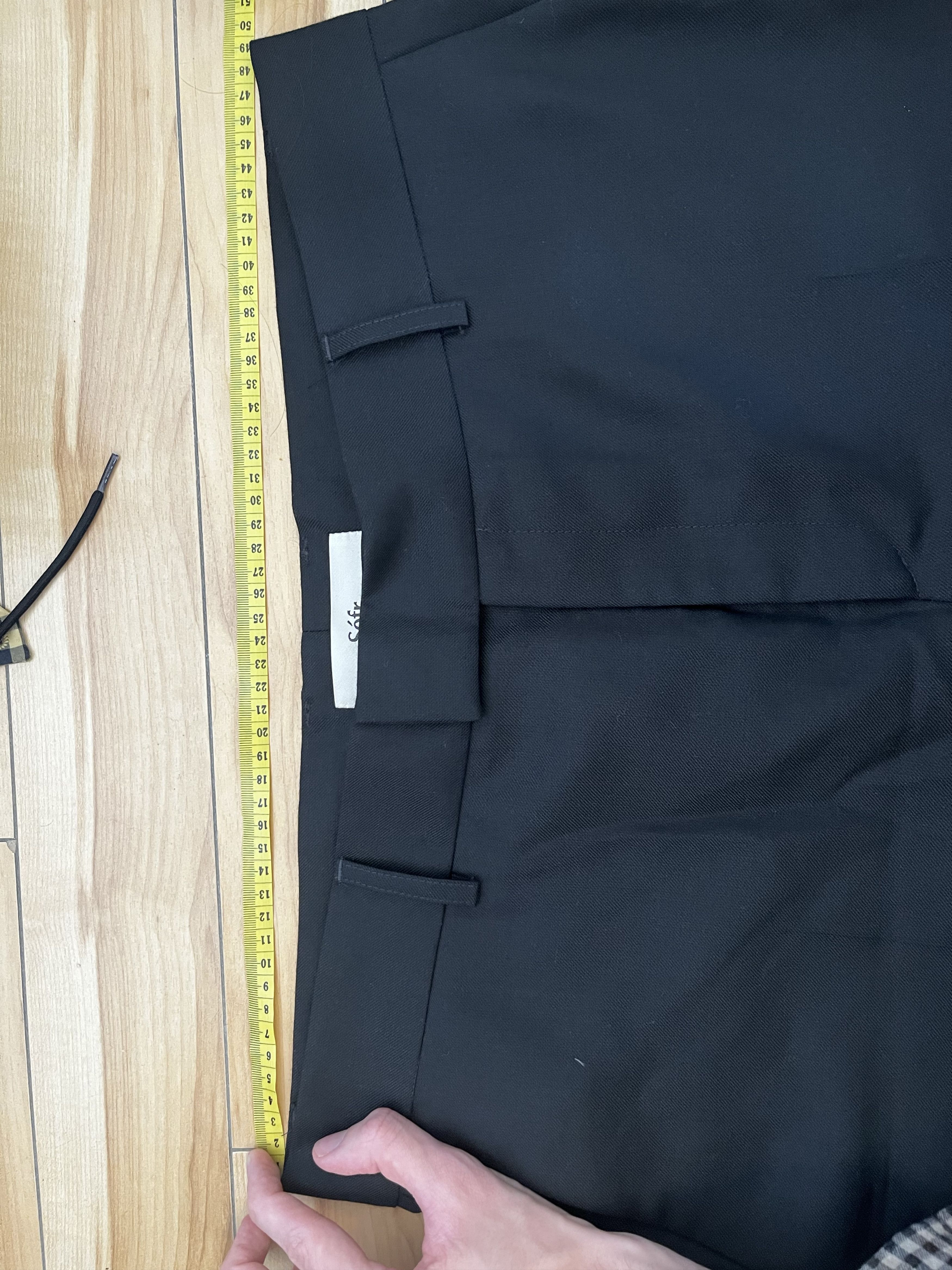 Sefr Sèfr - Mike Wool Trousers Size 48R - 4 Thumbnail