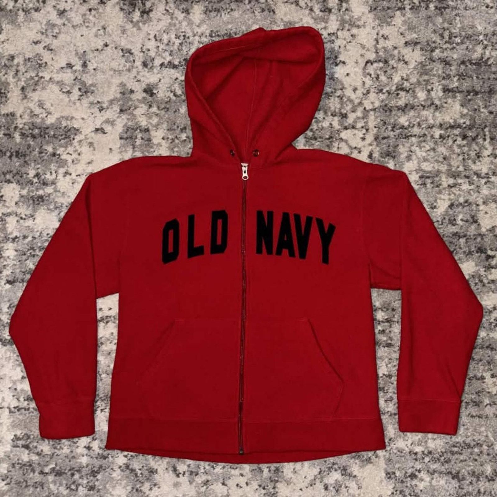 Old Navy Y2K Old Navy Felt Spellout Fleece Sweater Size US S / EU 44-46 / 1 - 1 Thumbnail